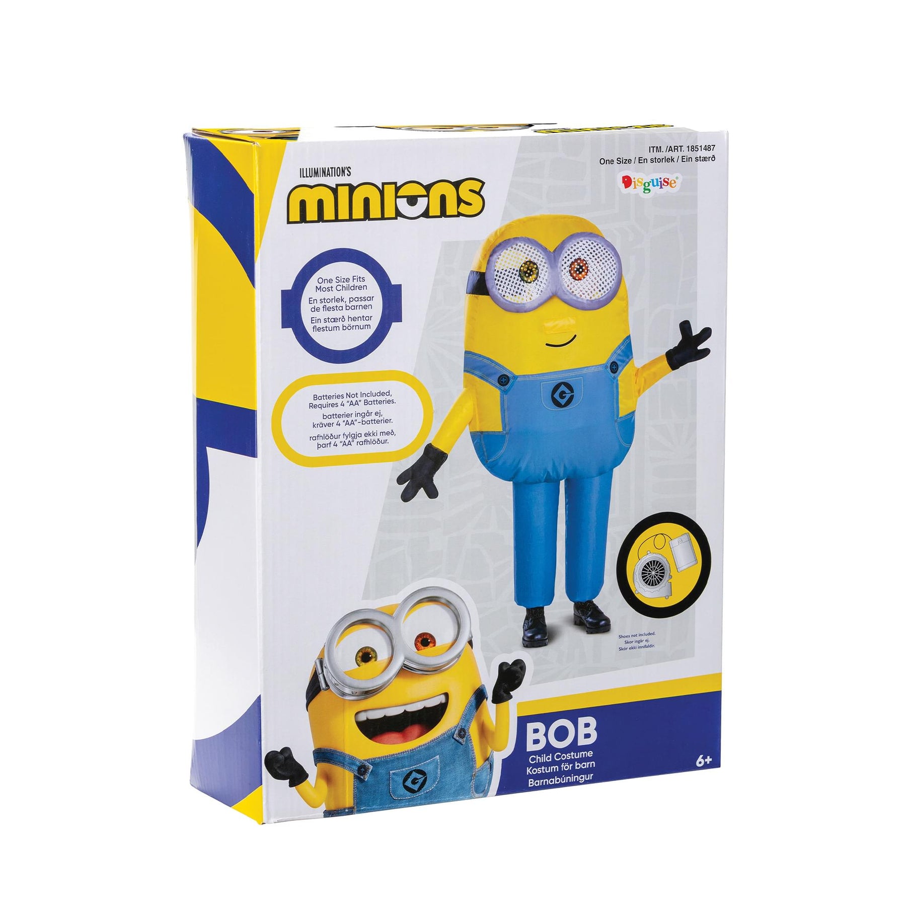 Minions Bob Inflatable Child Costume | One Size