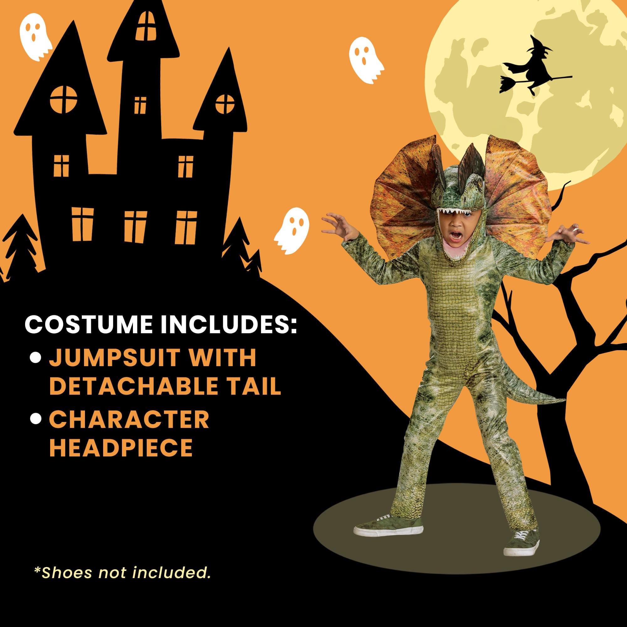 Jurassic World Dilophosaurus Deluxe Child Costume