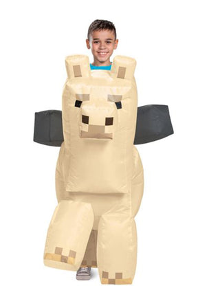 Kid's Minecraft Creeper Inflatable Costume