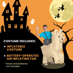 Minecraft Llama Ride-On Inflatable Child Costume