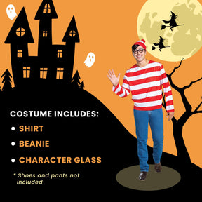 Where's Waldo? Waldo Classic Adult Costume