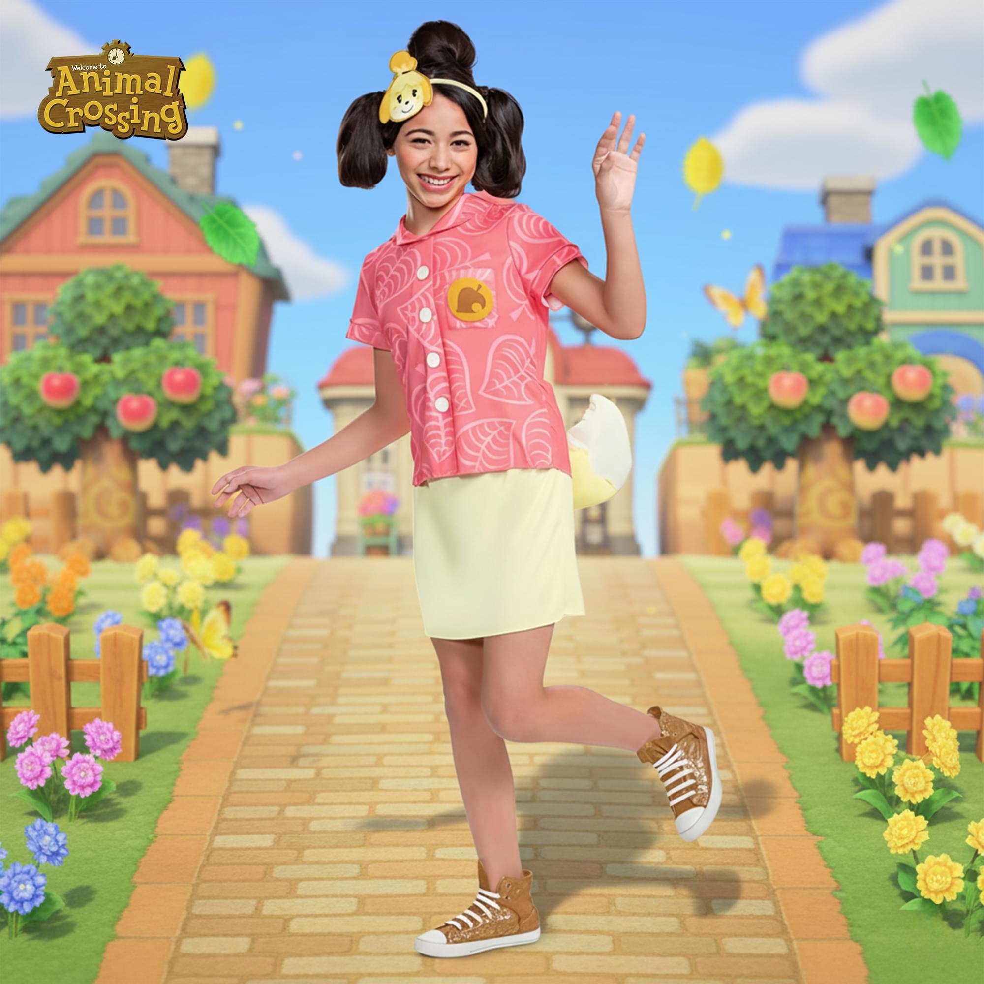 Nintendo Animal Crossing Isabelle Classic Child Costume | L (10-12)