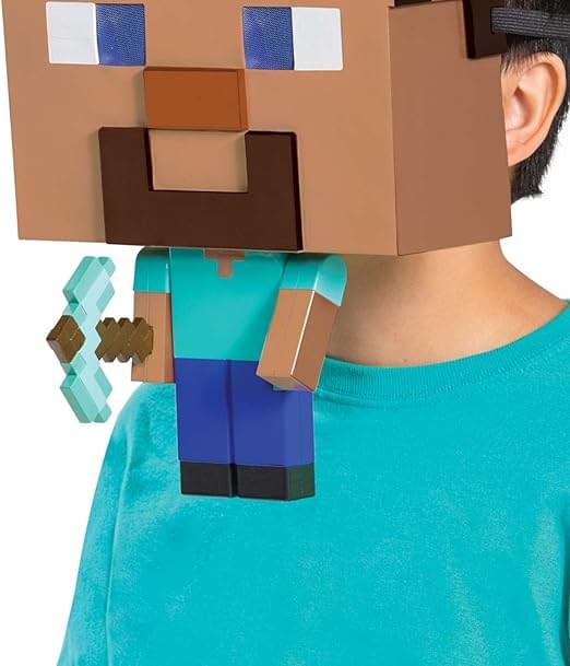 Minecraft Steve Child Costume Mask | One Size