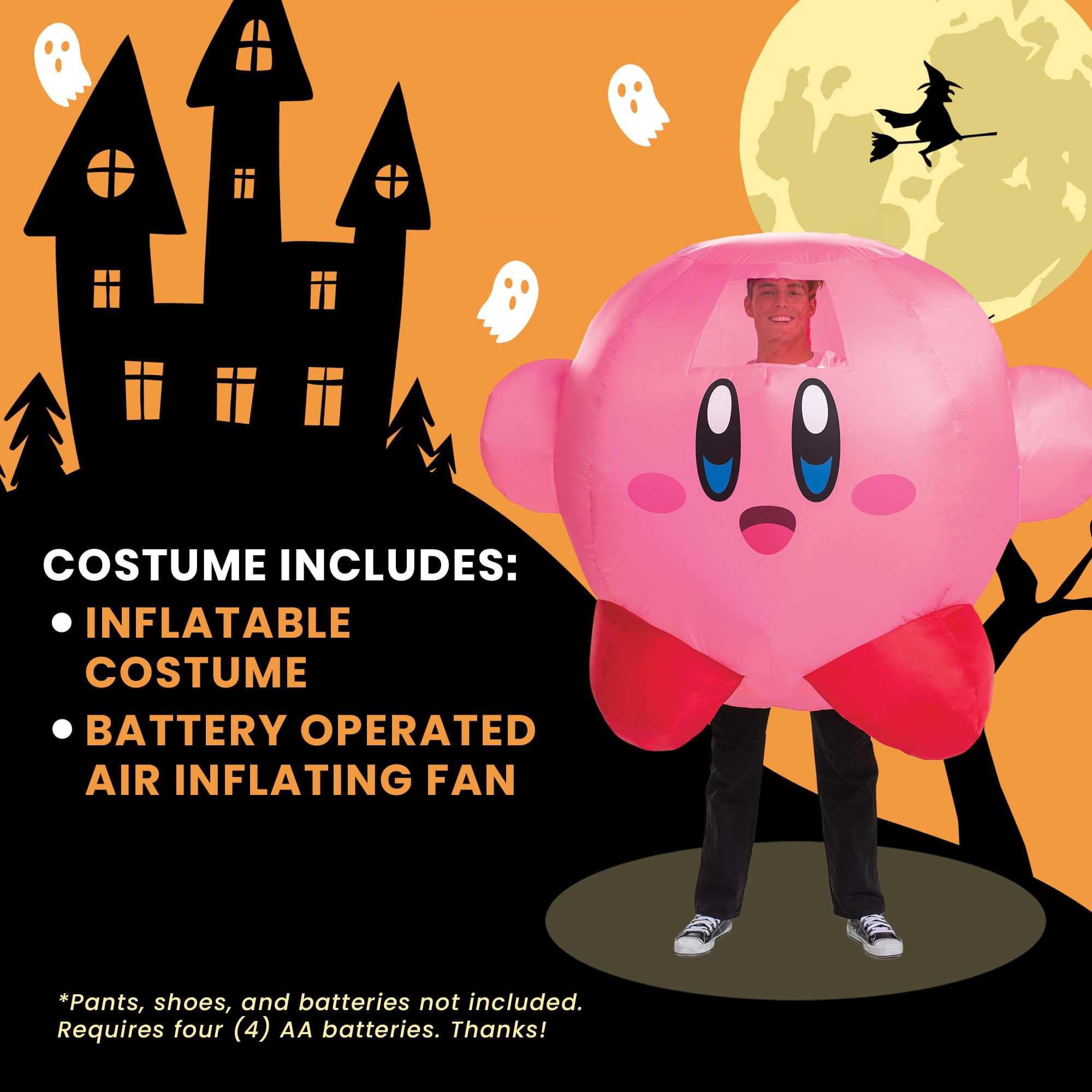 Kirby Adult Inflatable Costume | One Size