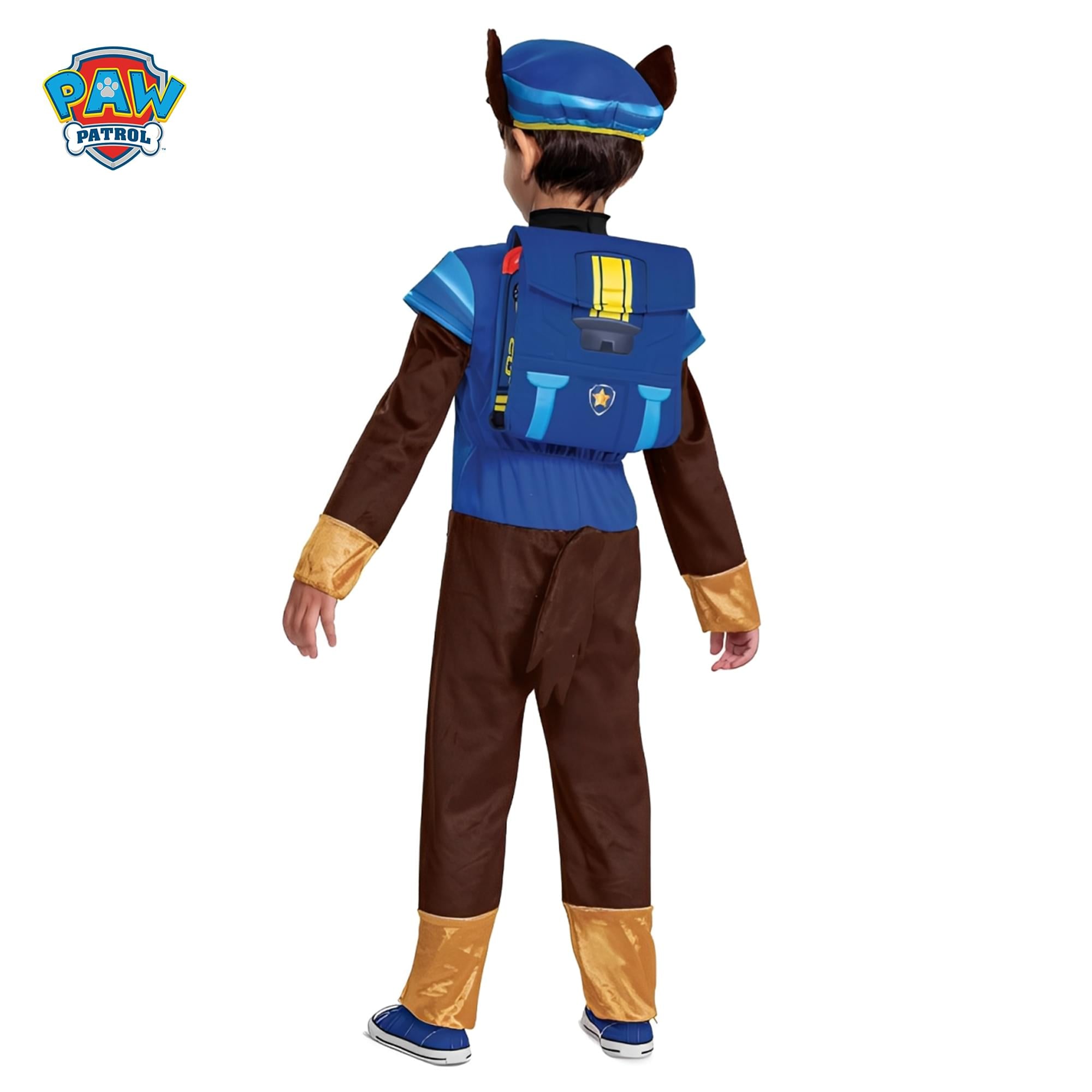 PAW Patrol Chase Deluxe Toddler Costume | Small (2T)