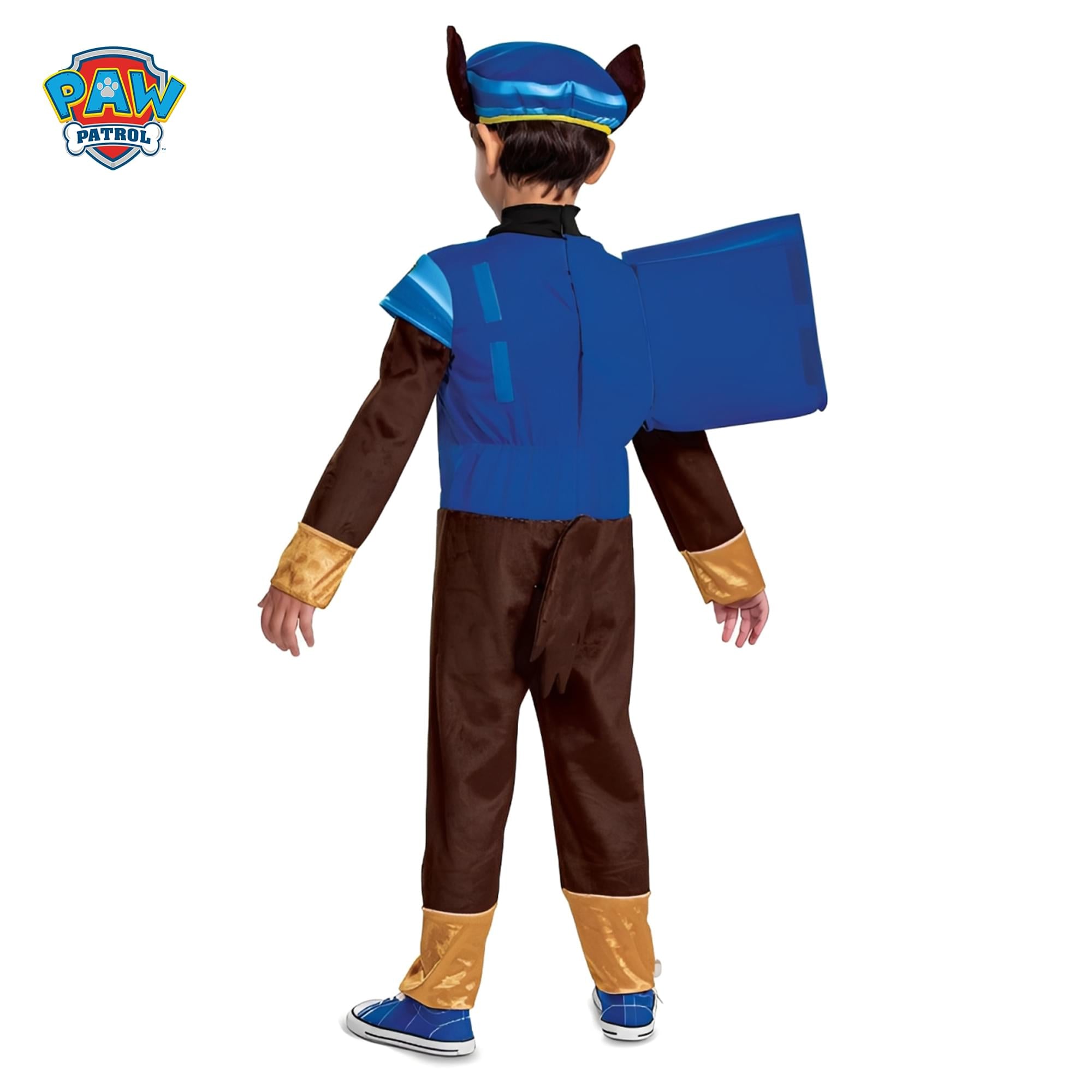 PAW Patrol Chase Deluxe Toddler Costume | Small (2T)