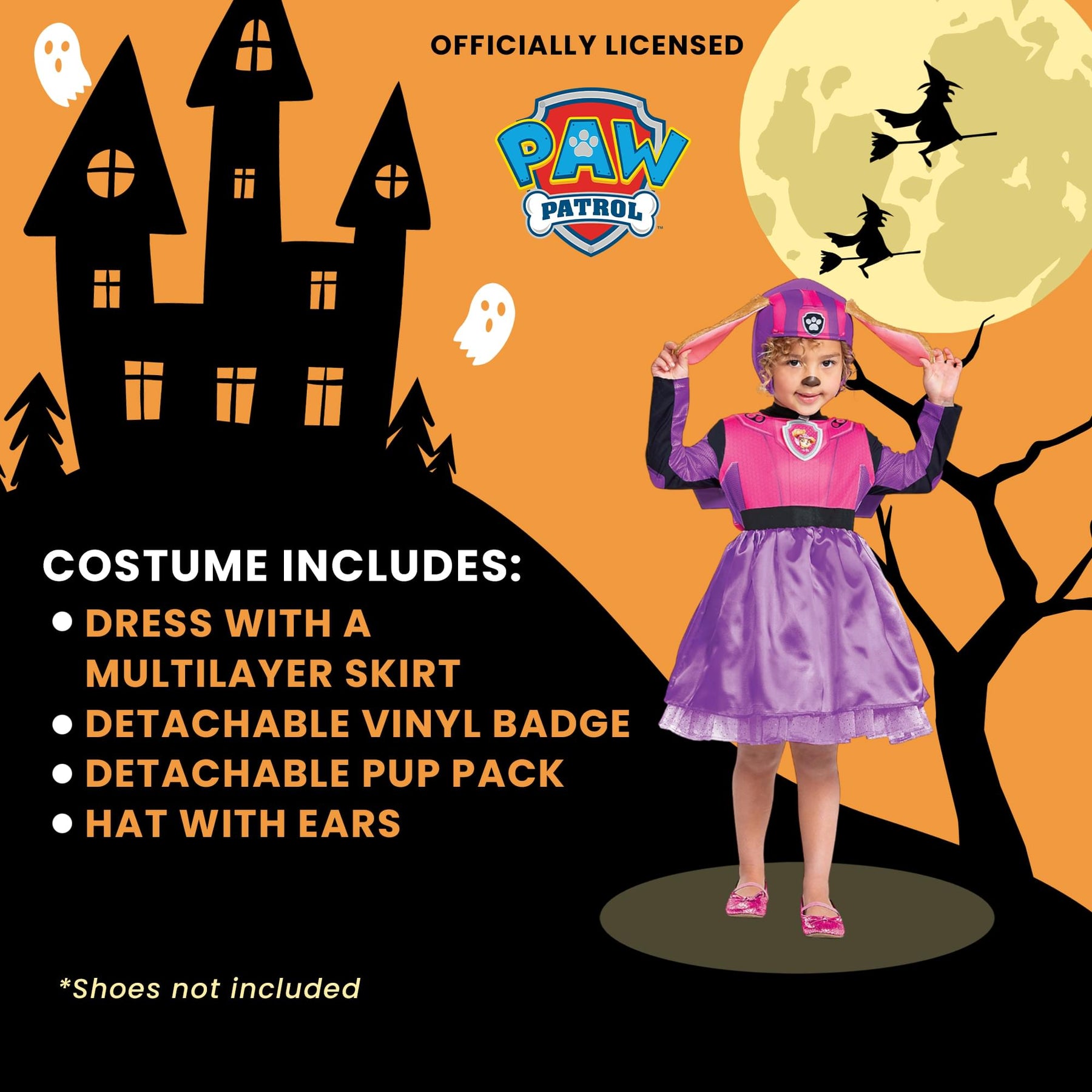 PAW Patrol Skye Deluxe Toddler Costume | Small (2T)