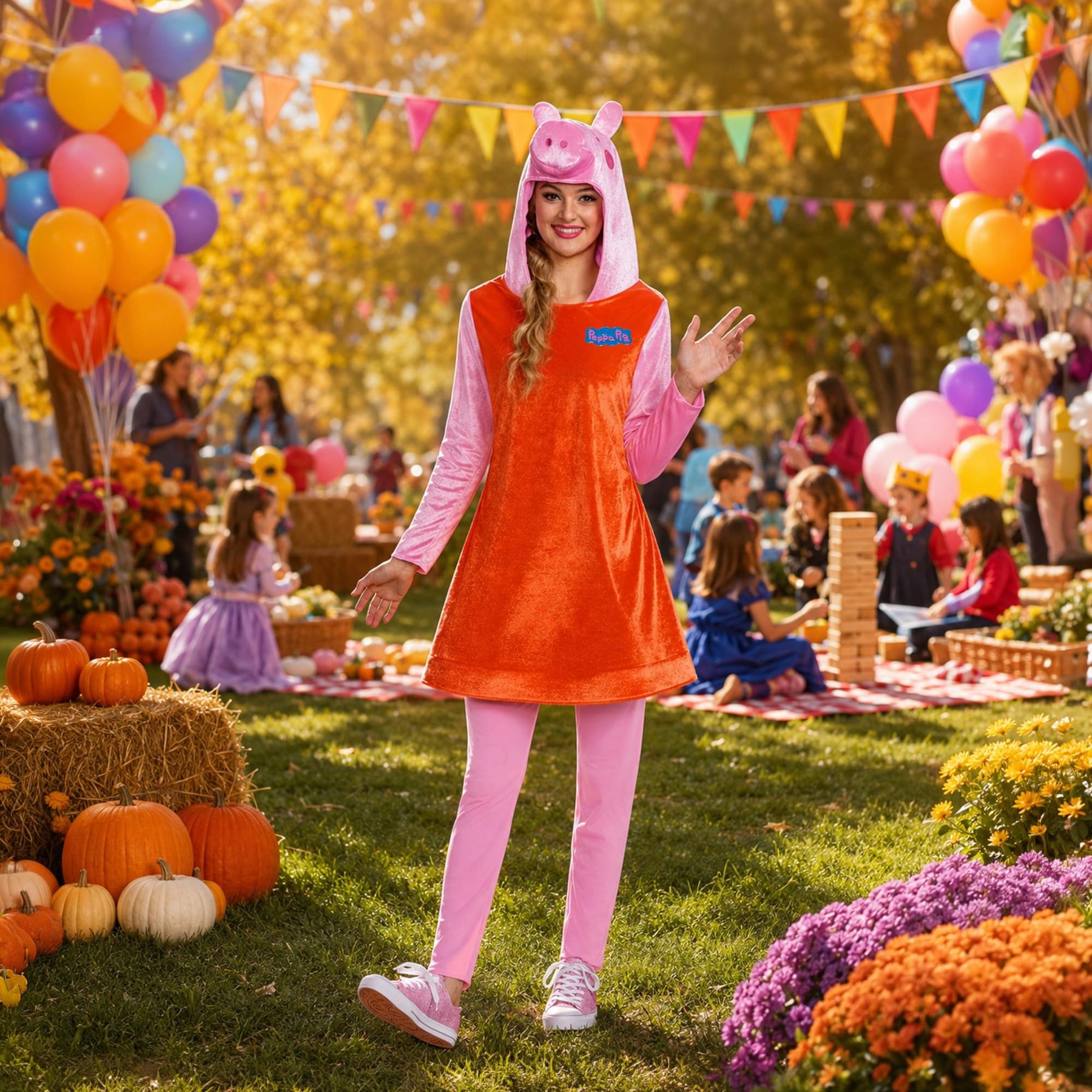 Peppa Pig Mummy Pig Deluxe Adult Costume