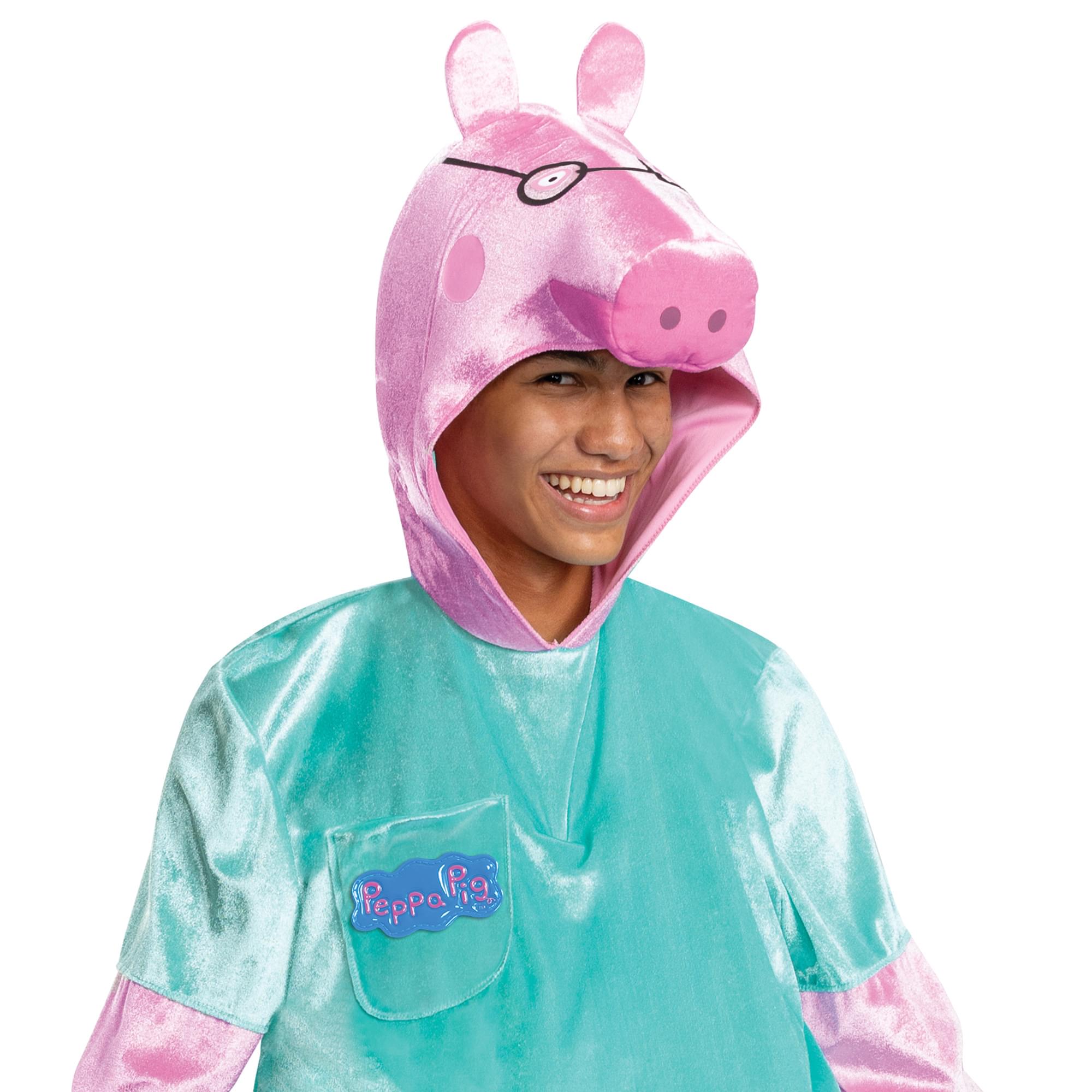 Peppa Pig Daddy Pig Deluxe Adult Costume | X-Large