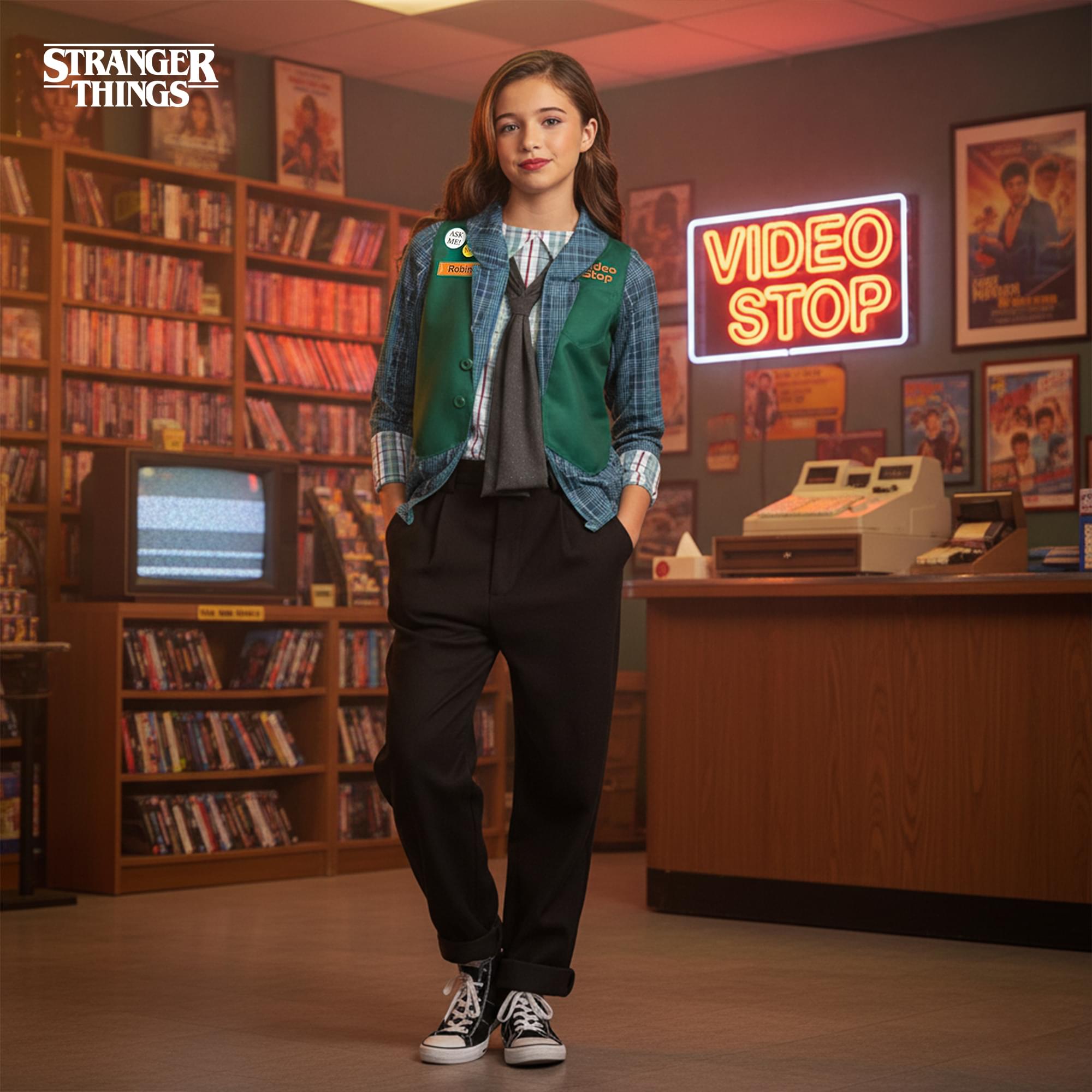 Stranger Things Robin S4 Tween Classic Costume | L (10-12)