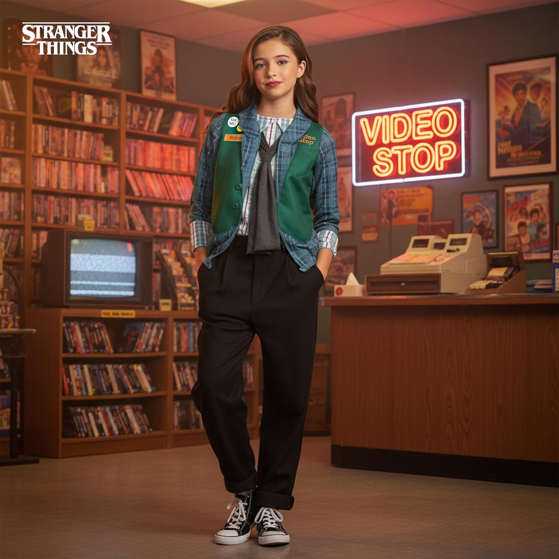 Stranger Things Robin S4 Tween Classic Costume | L (10-12)