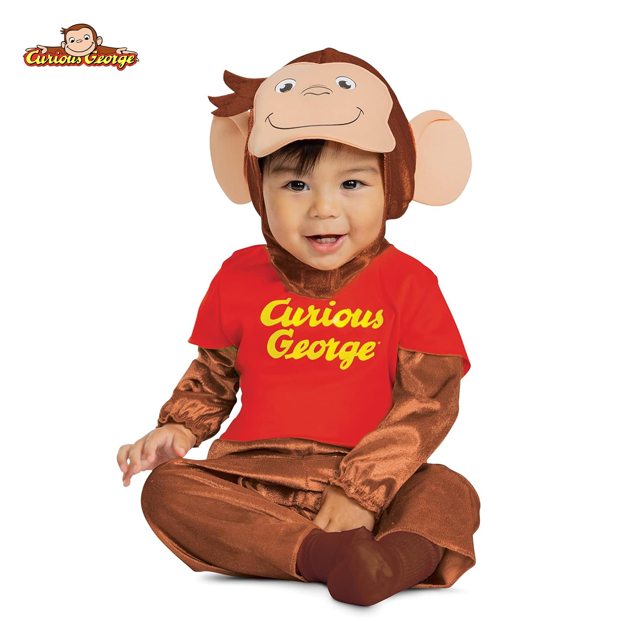 Curious George Toddler Costume | Small (2T)