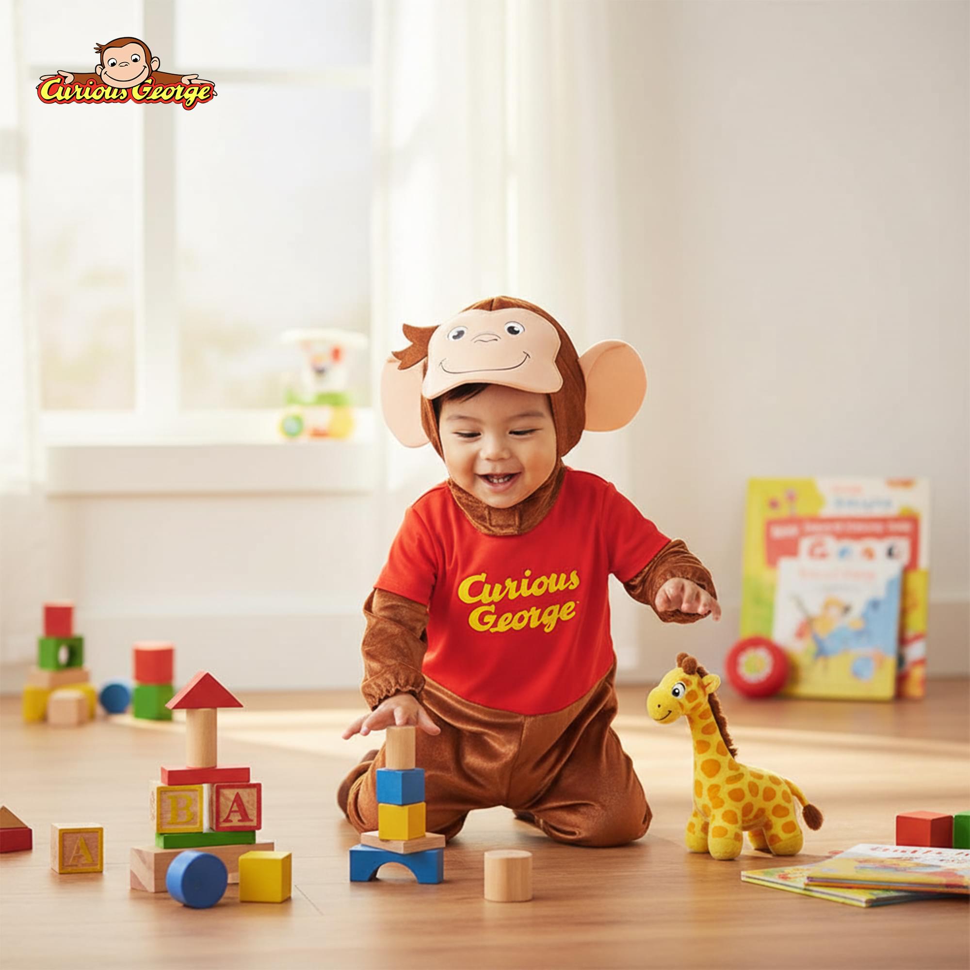 Curious George Toddler Costume | Small (2T)