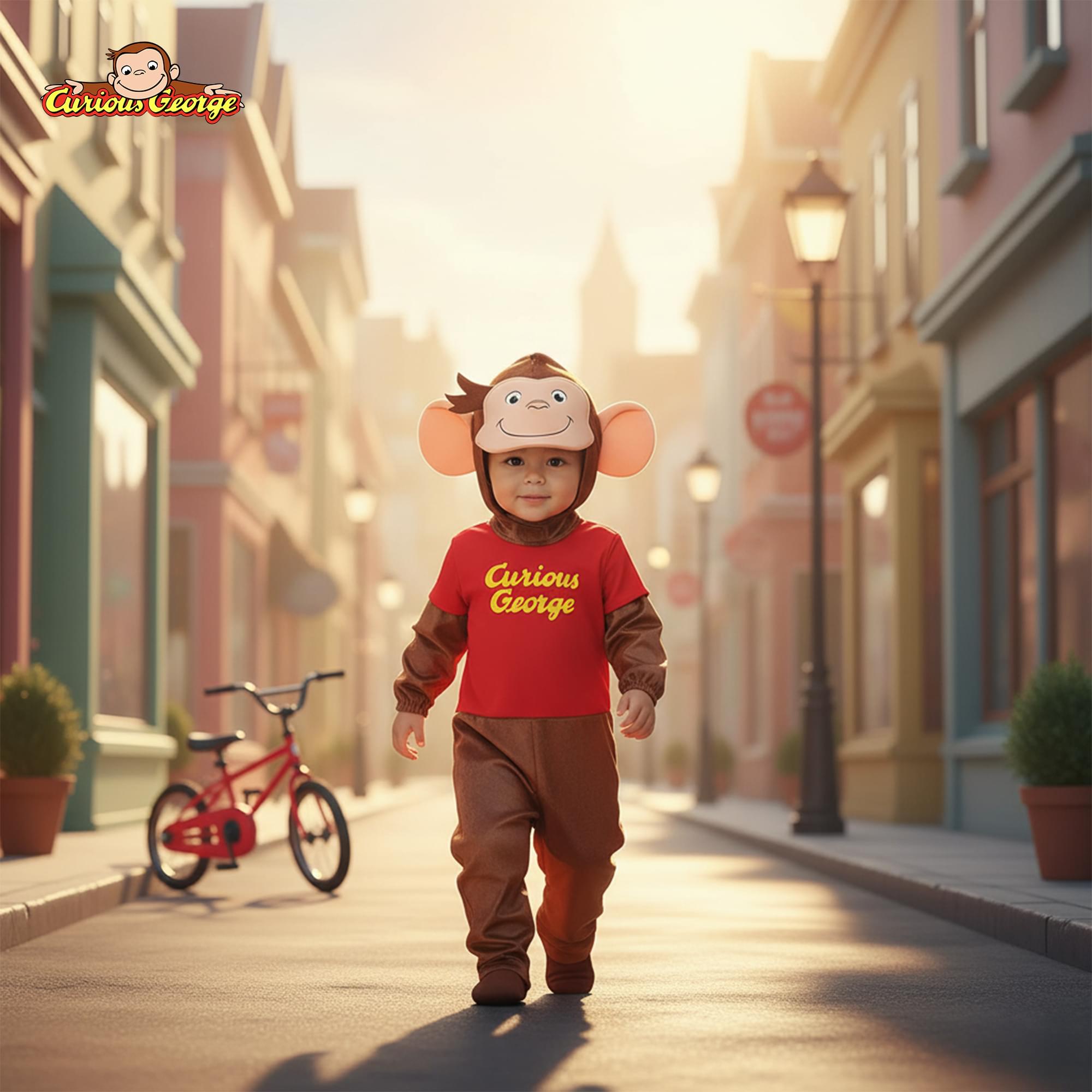 Curious George Toddler Costume | Small (2T)