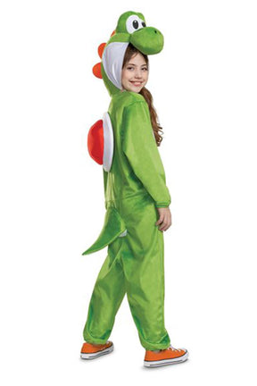 Super Mario Bros. Yoshi Hooded Child Jumpsuit Costume