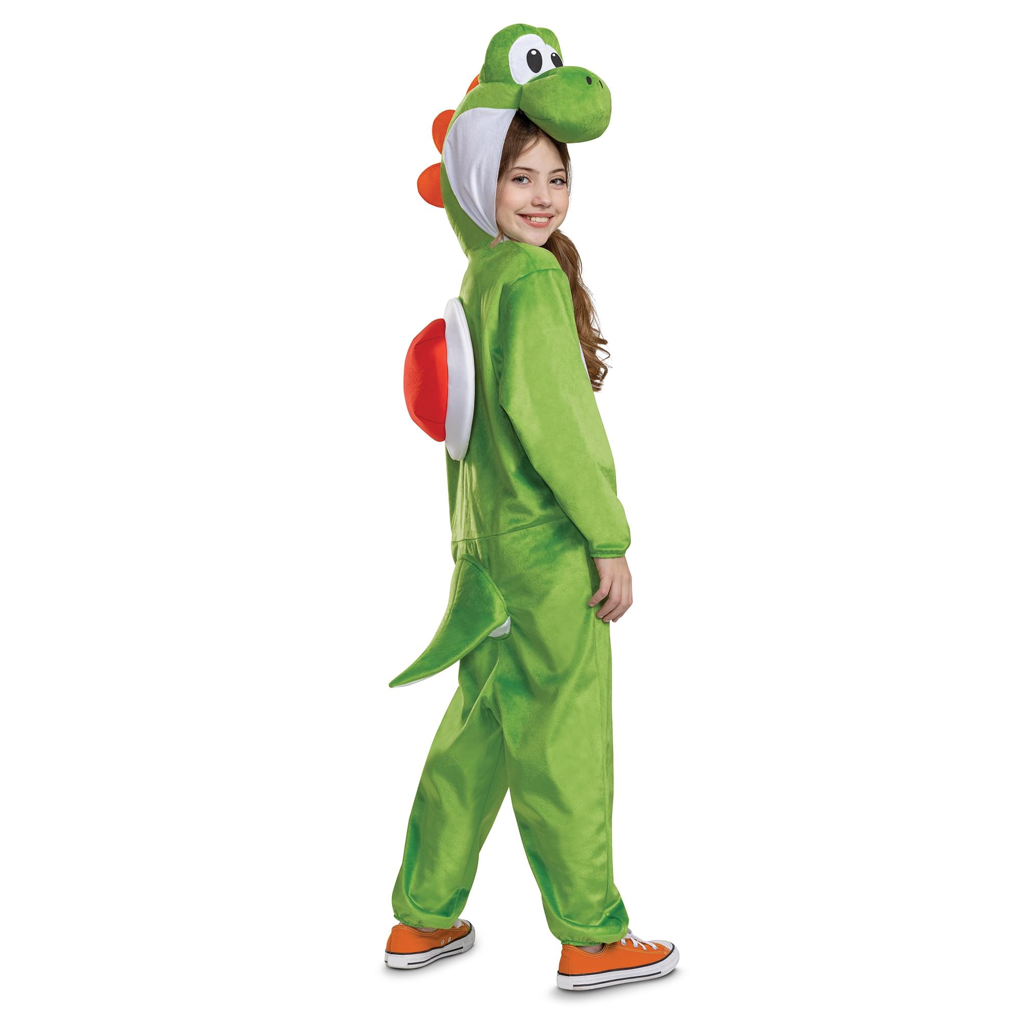 Super Mario Bros. Yoshi Hooded Child Jumpsuit Costume