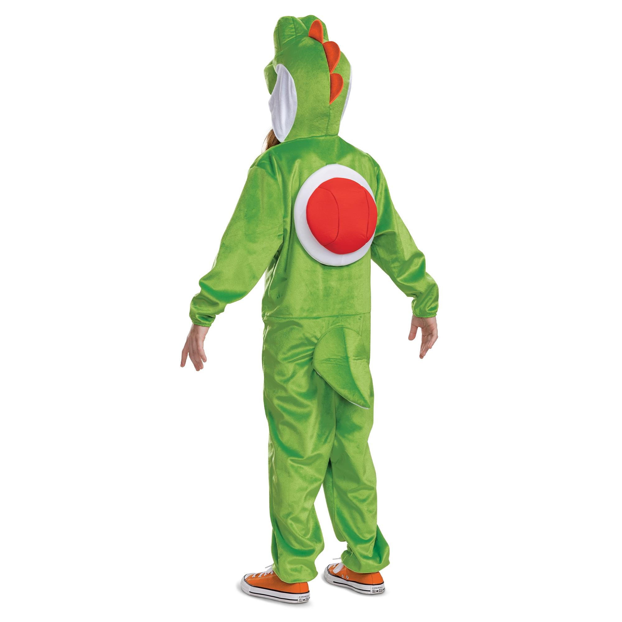 Super Mario Bros. Yoshi Hooded Child Jumpsuit Costume