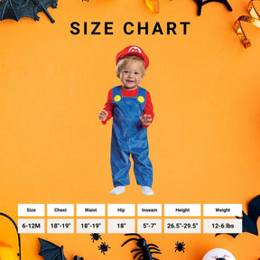 Super Mario Bros. Mario Posh Infant Costume