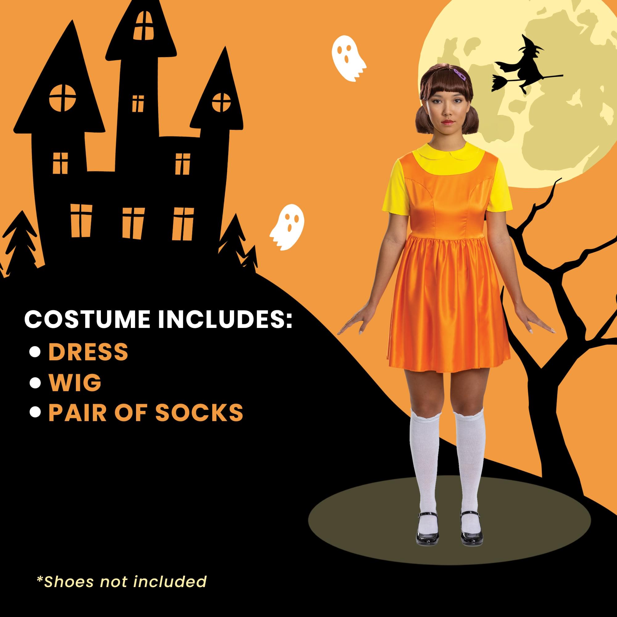 Squid Game Young-Hee Doll Deluxe Adult Costume