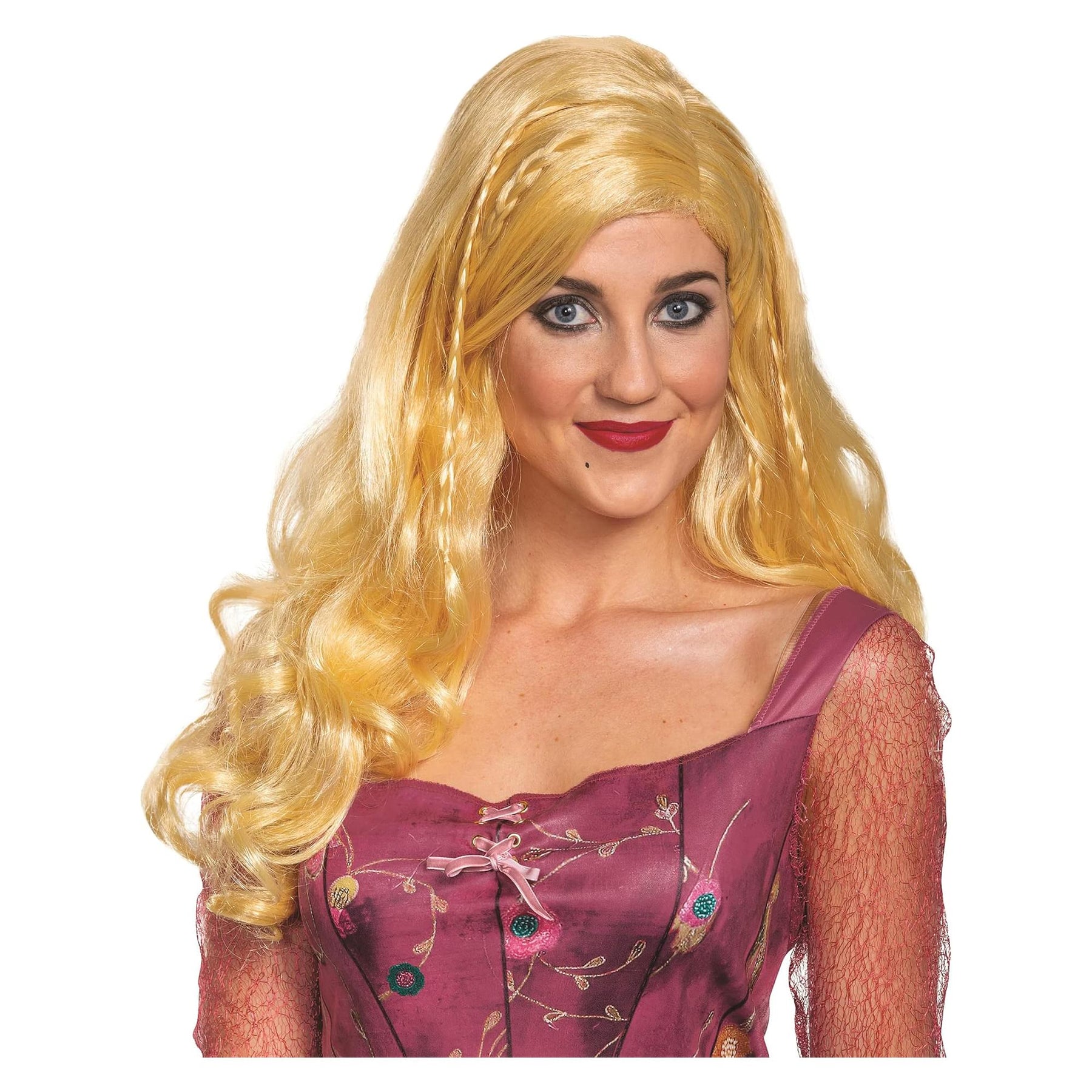 Disney Hocus Pocus Sarah Deluxe Adult Costume Wig | One Size