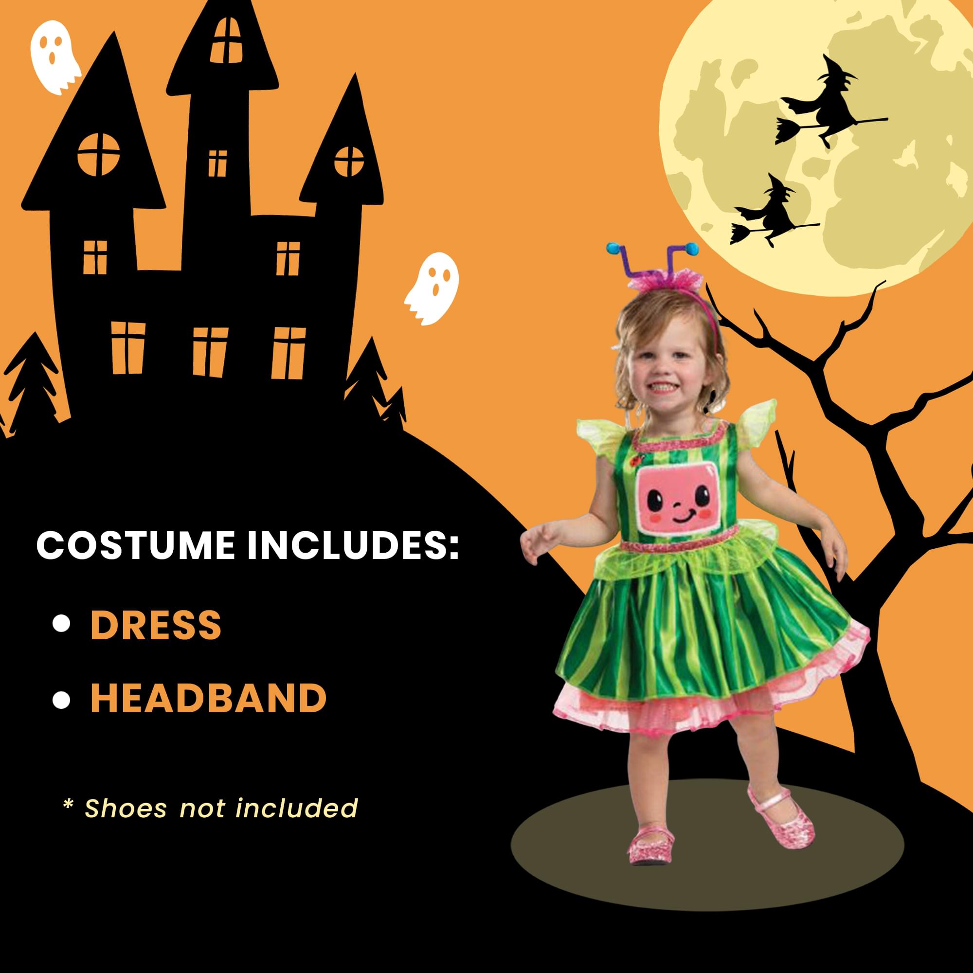 Cocomelon Cocomelon Deluxe Toddler Costume Dress