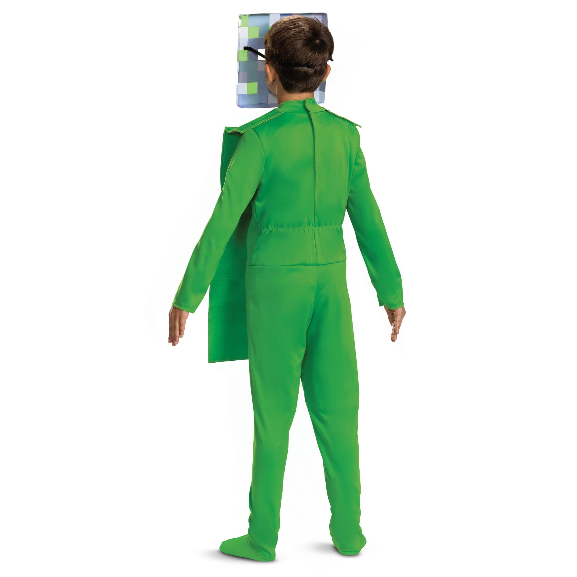 Minecraft Charged Creeper Classic Child Costume Jumpsuit