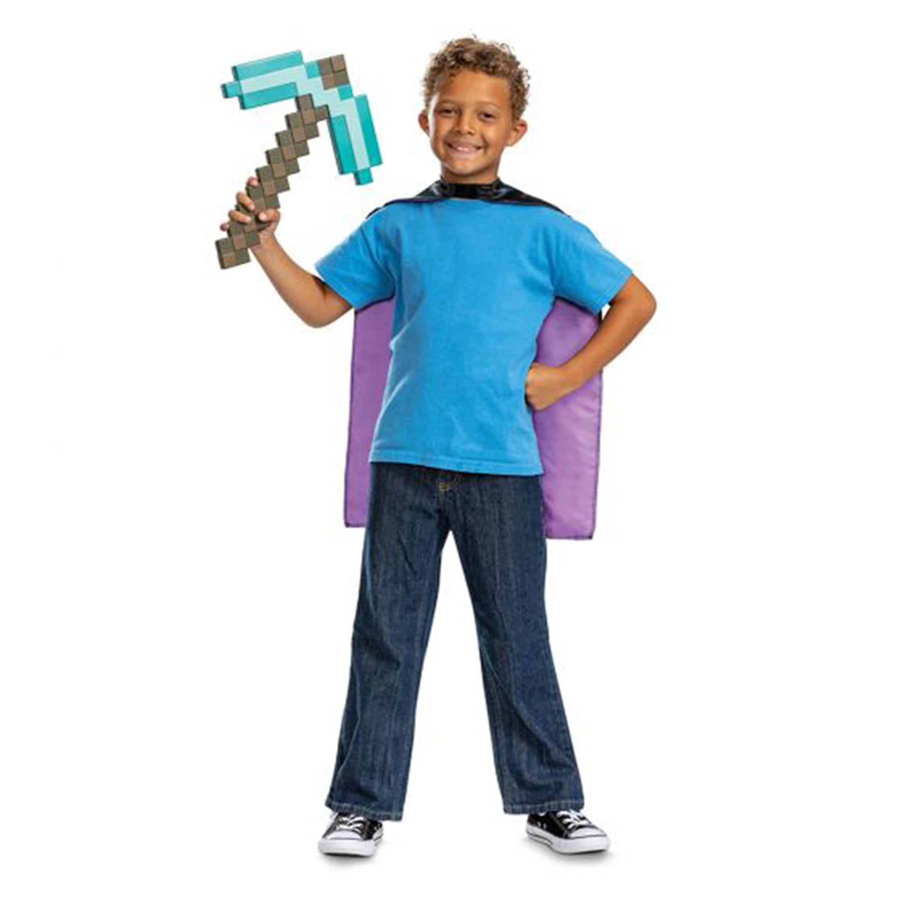 Minecraft Pickaxe and Cape Child Accessory Set