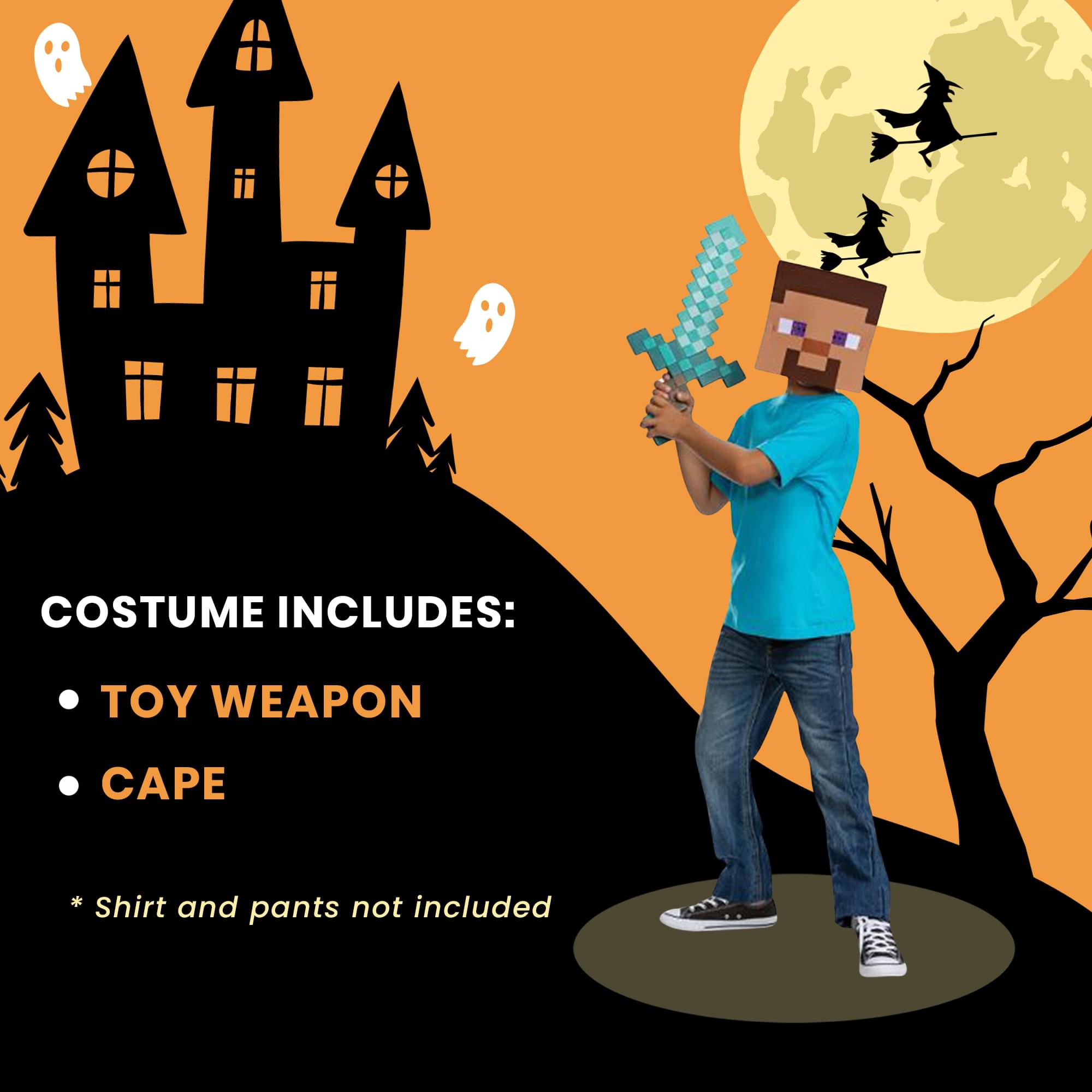 Minecraft Sword and Mask Child Accessory Set
