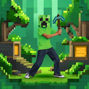 Minecraft Pickaxe and Mask Child Accessory Set