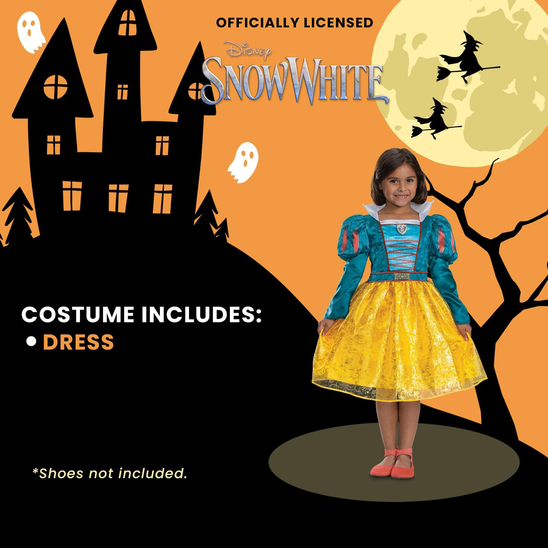 Snow White Live Action Classic Kids Costume Small (4-6) Snow White Live Action Classic Kids Costume Small (4-6)