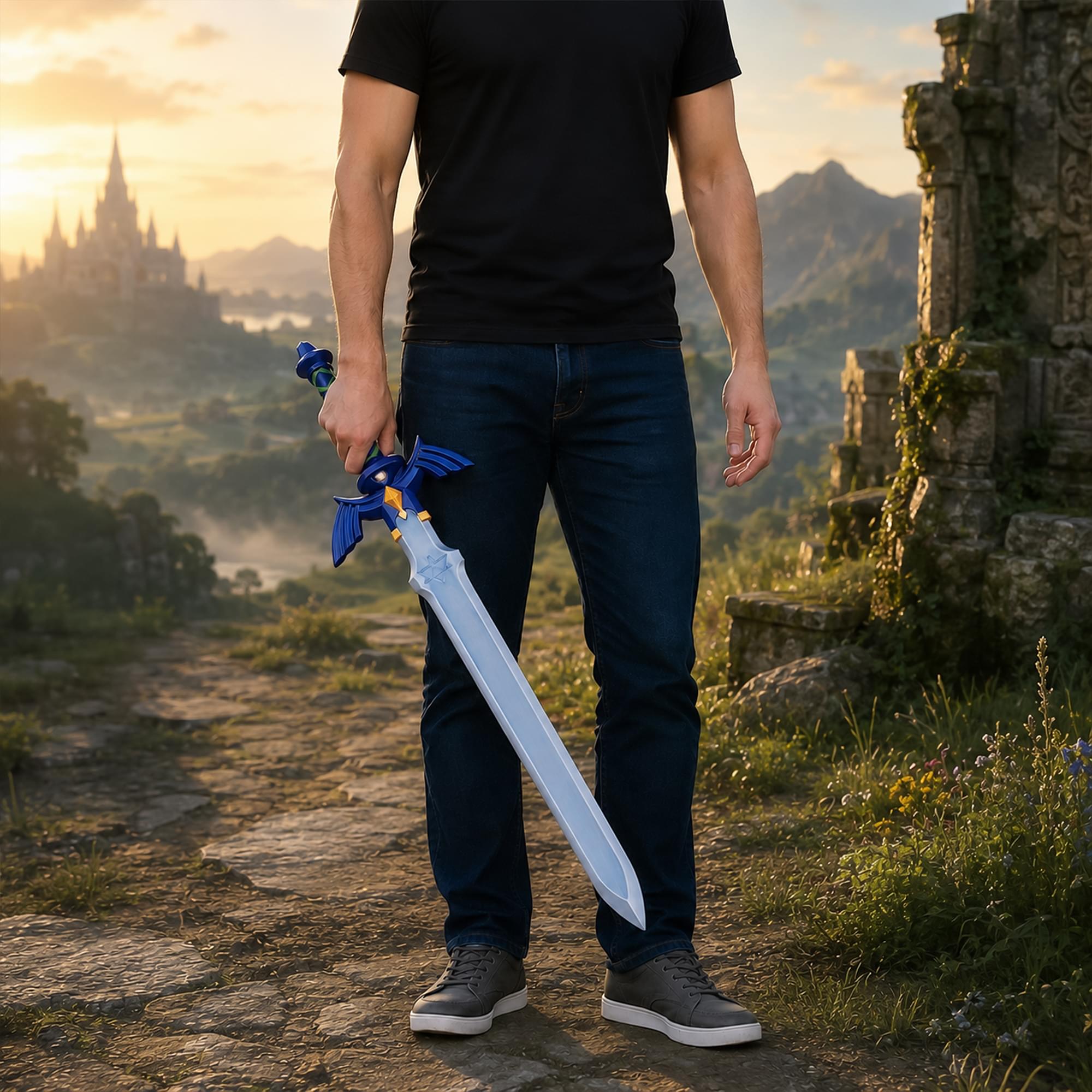 The Legend Of Zelda Link Light-Up Master Sword Costume Accessory
