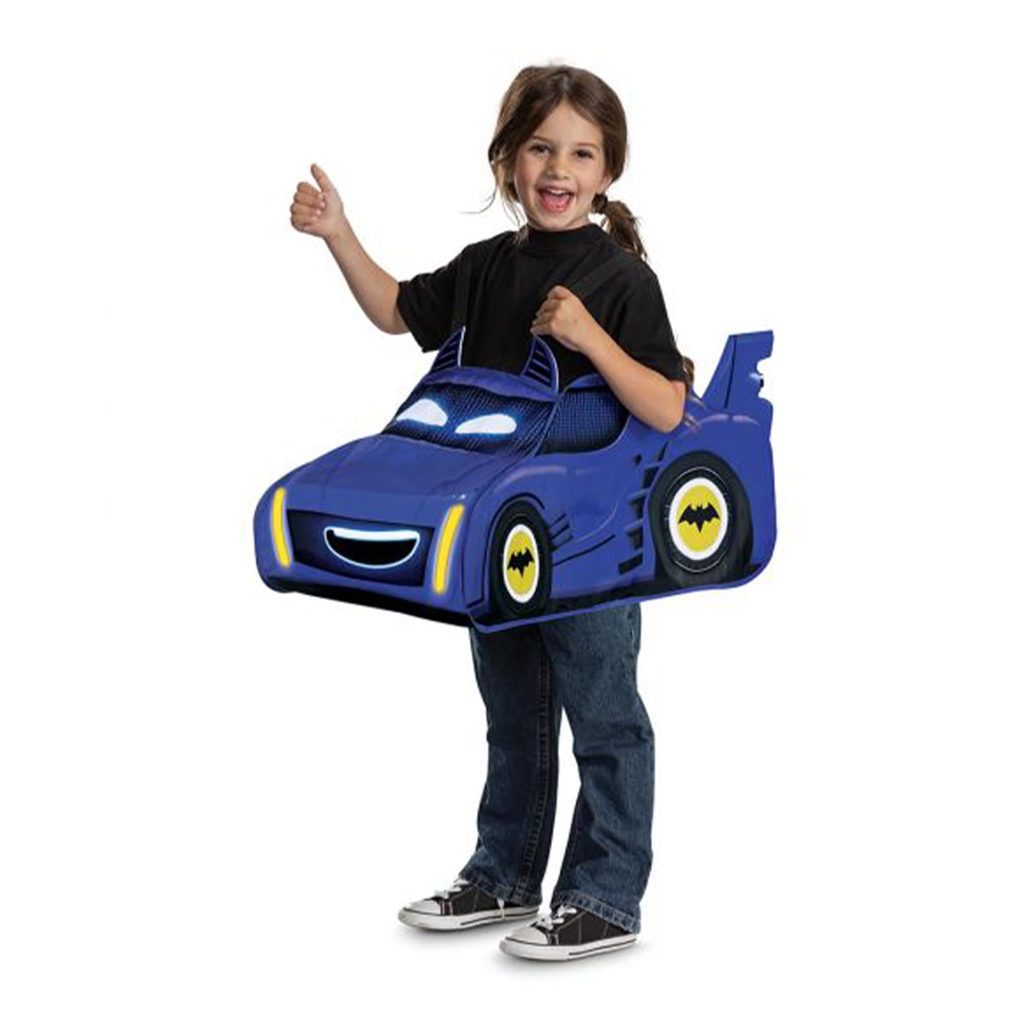 DC Batwheels Bam Ride-On Classic Child Costume | One Size Up to Sz 6