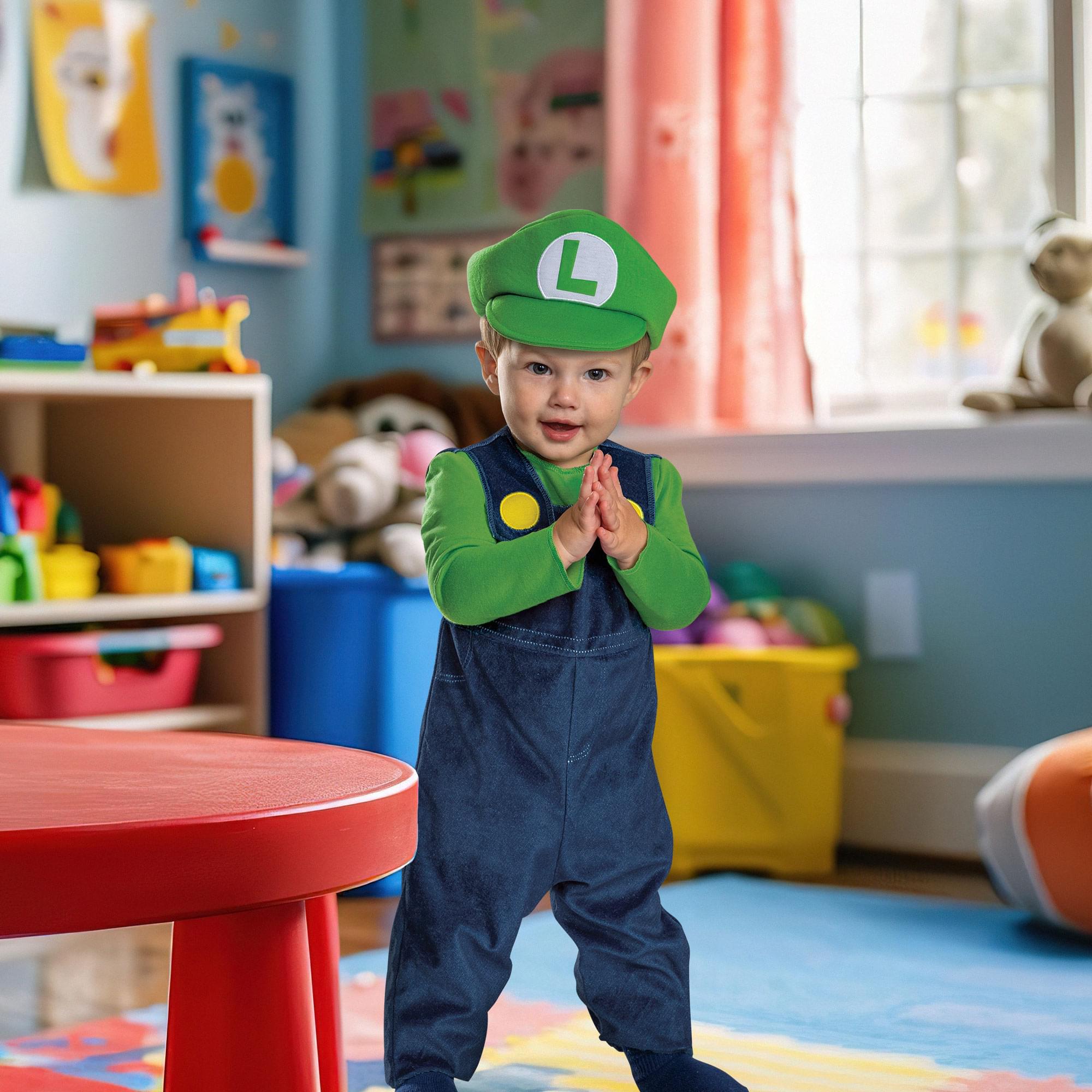 Super Mario Bros. Luigi Posh Infant Costume