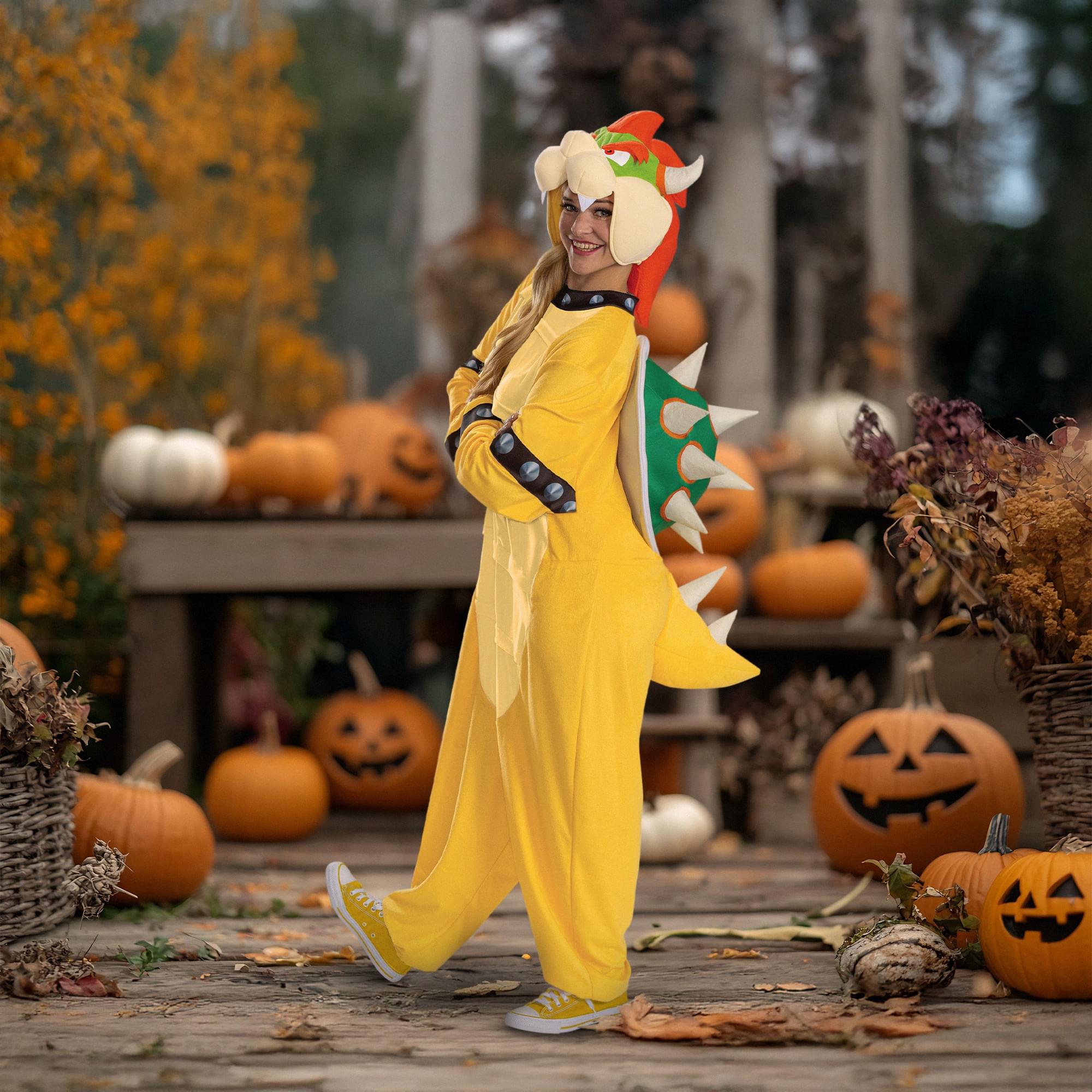Super Mario Bros. Bowser Hooded Adult Costume