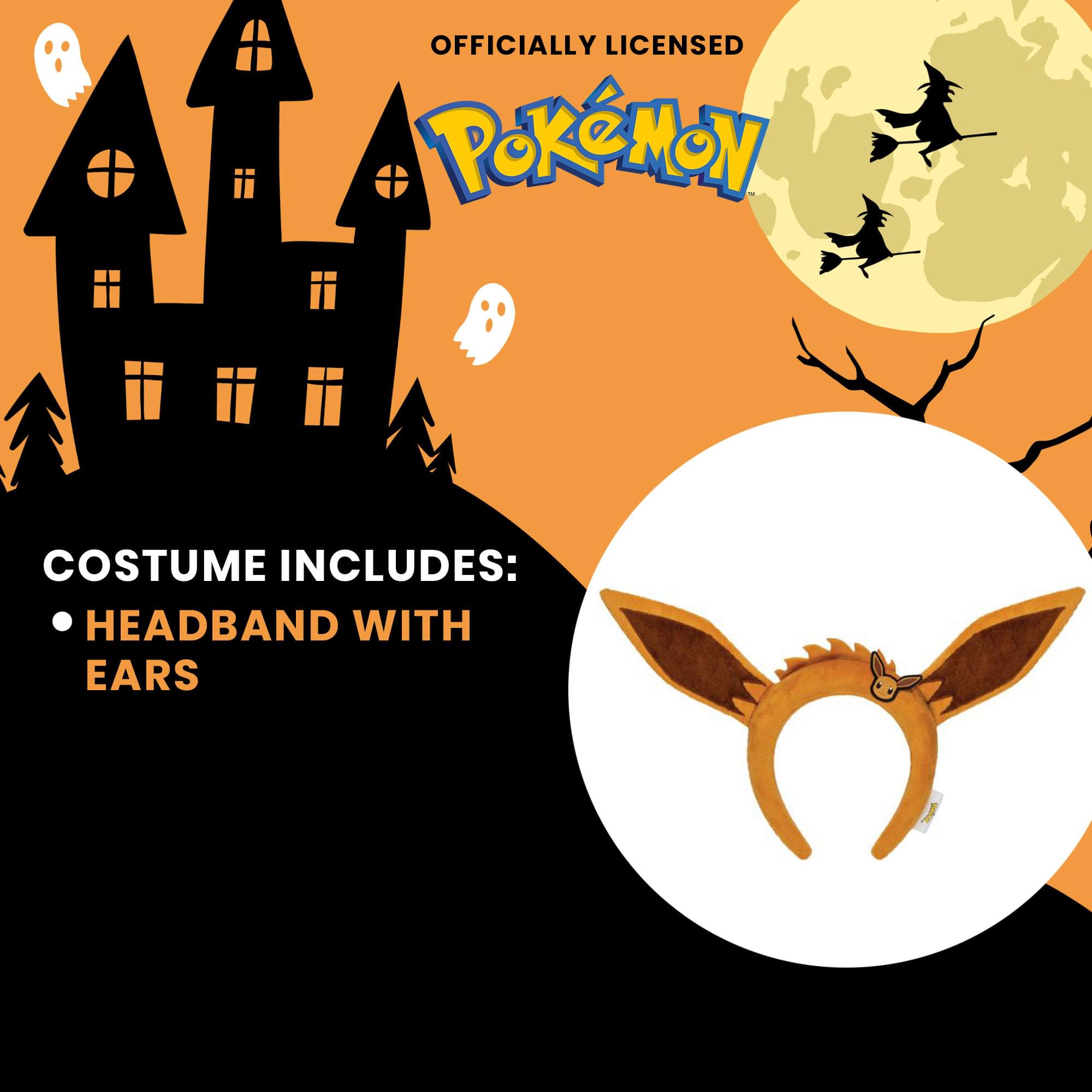 Pokemon Eevee Costume Ears | Unisize 8+