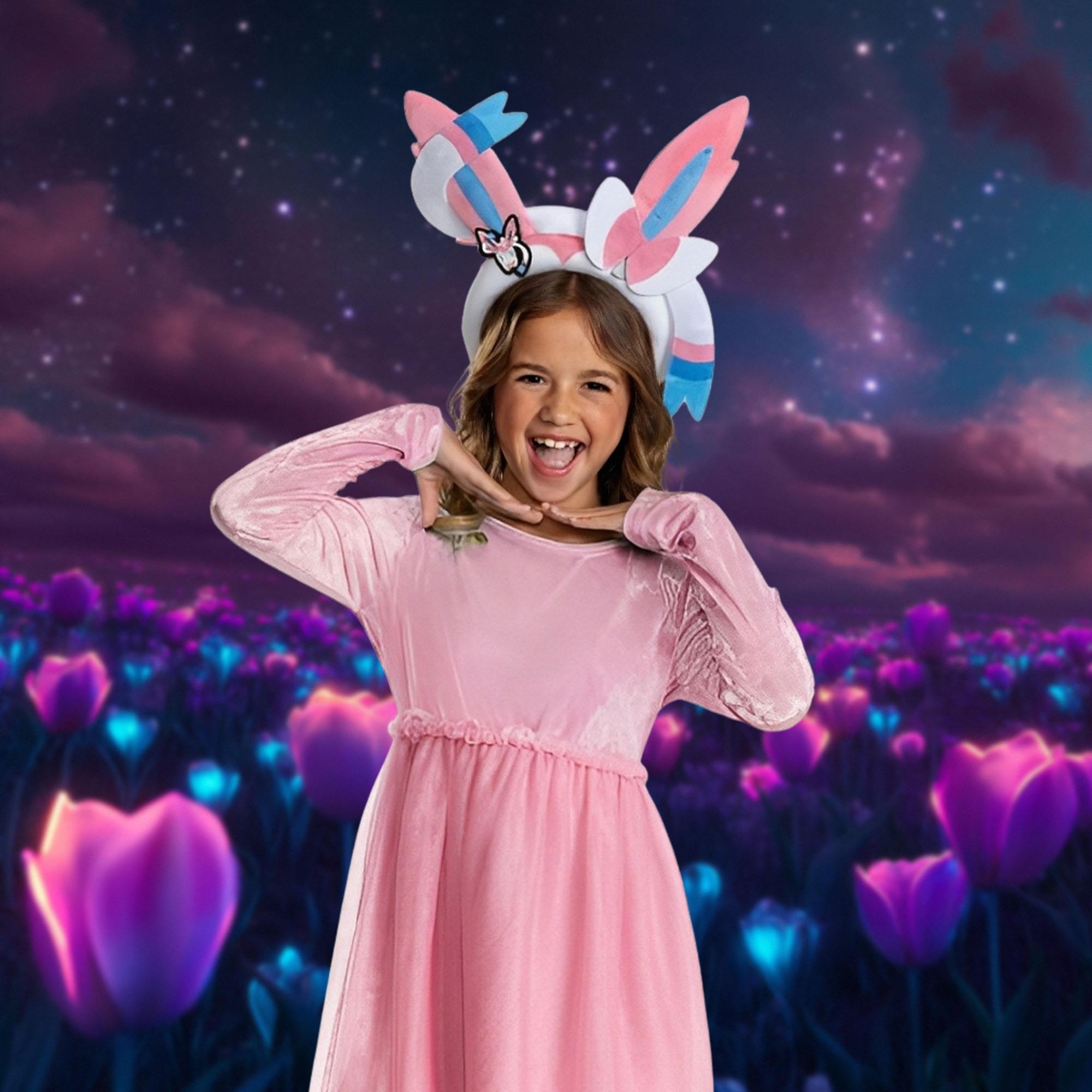 Pokemon Sylveon Costume Ears | Unisize 8+