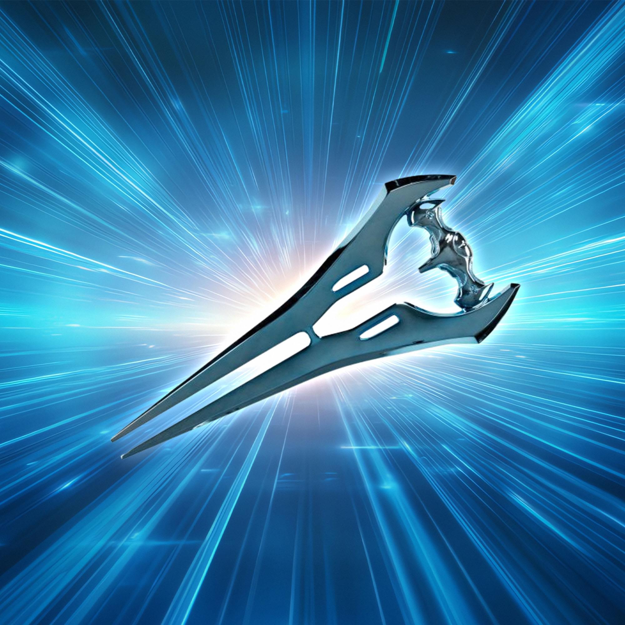 HALO Chrome Energy Sword Costume Accessory