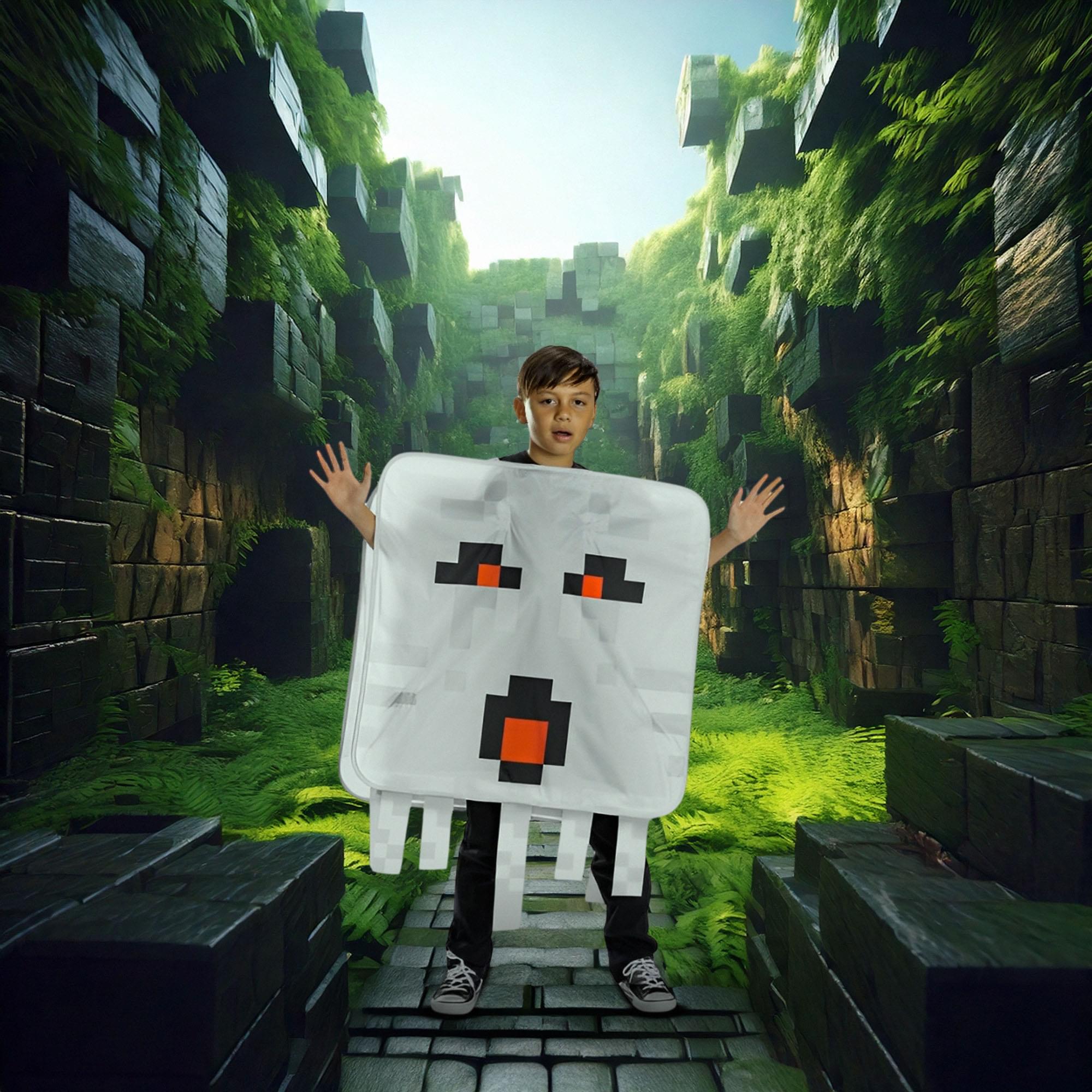 Minecraft Ghast Pop Out Child Costume | Unisize 8+