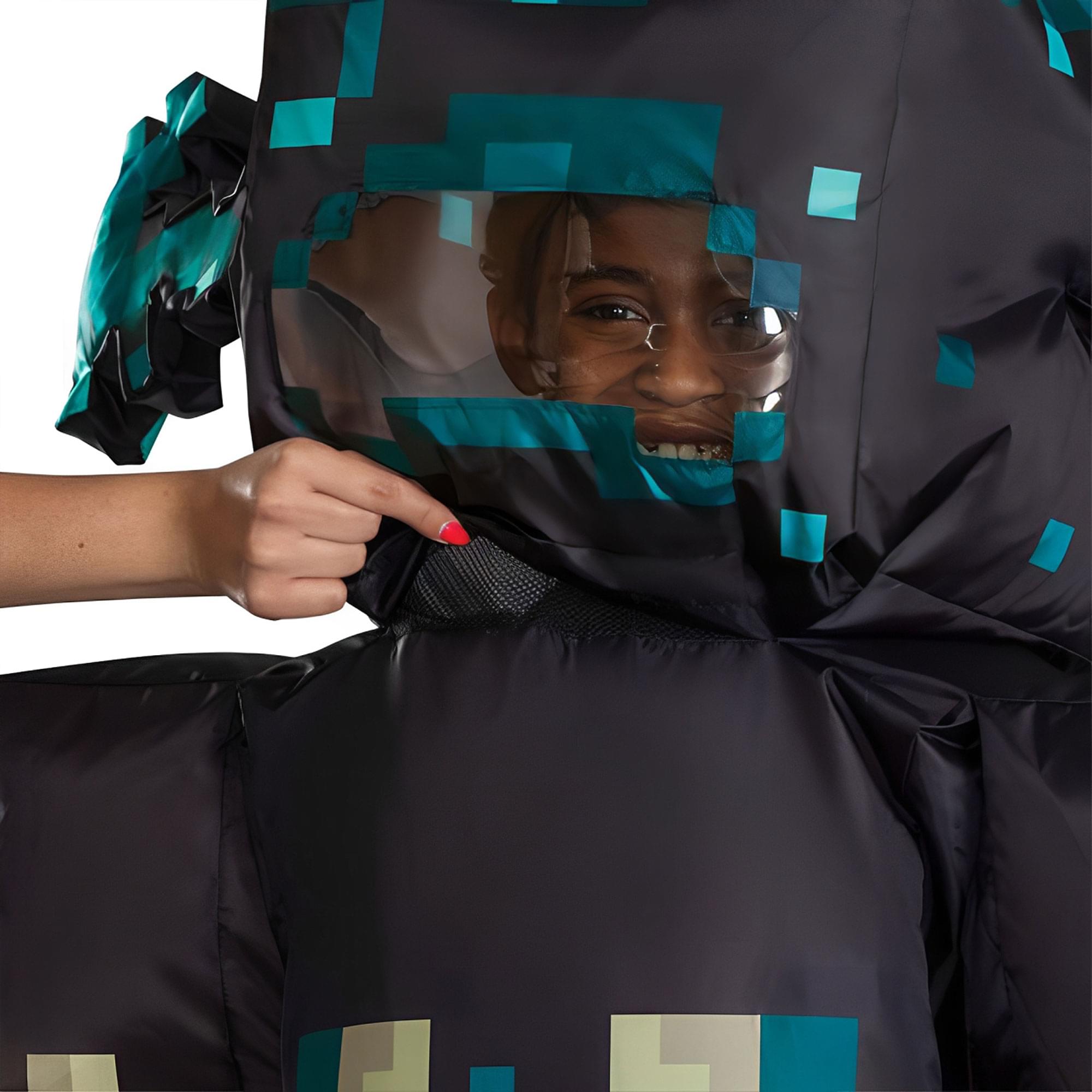 Minecraft Warden Inflatable  Child Costume | One Size Fits Most