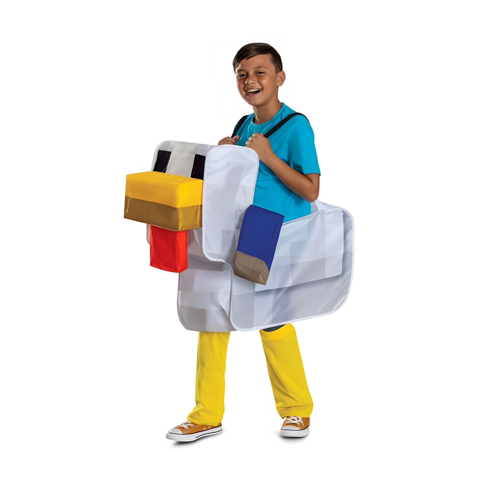 Minecraft Chicken Jockey Ride-On Child Costume | Unisize 8+
