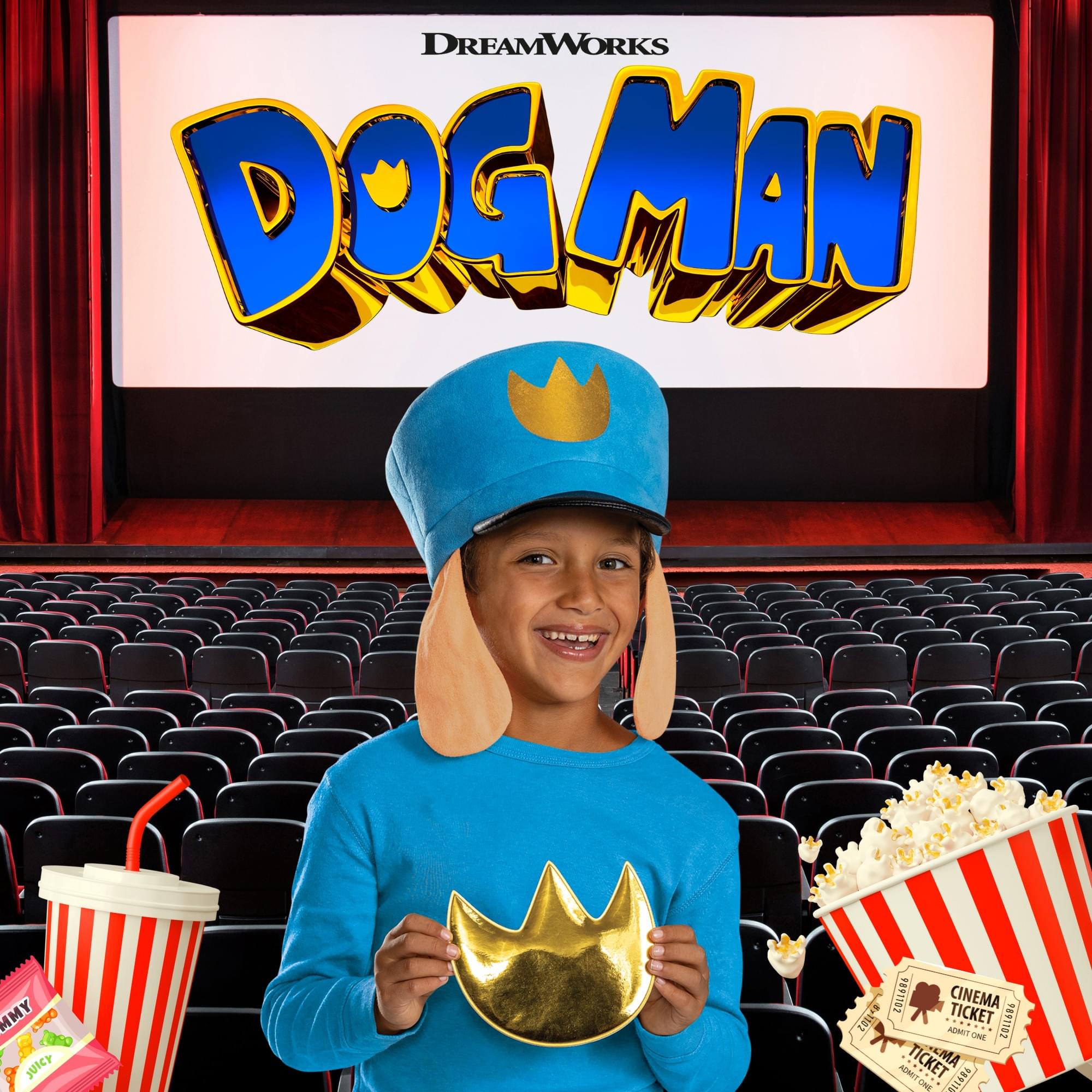 Dog Man Child Costume Kit | One Size Fits Most