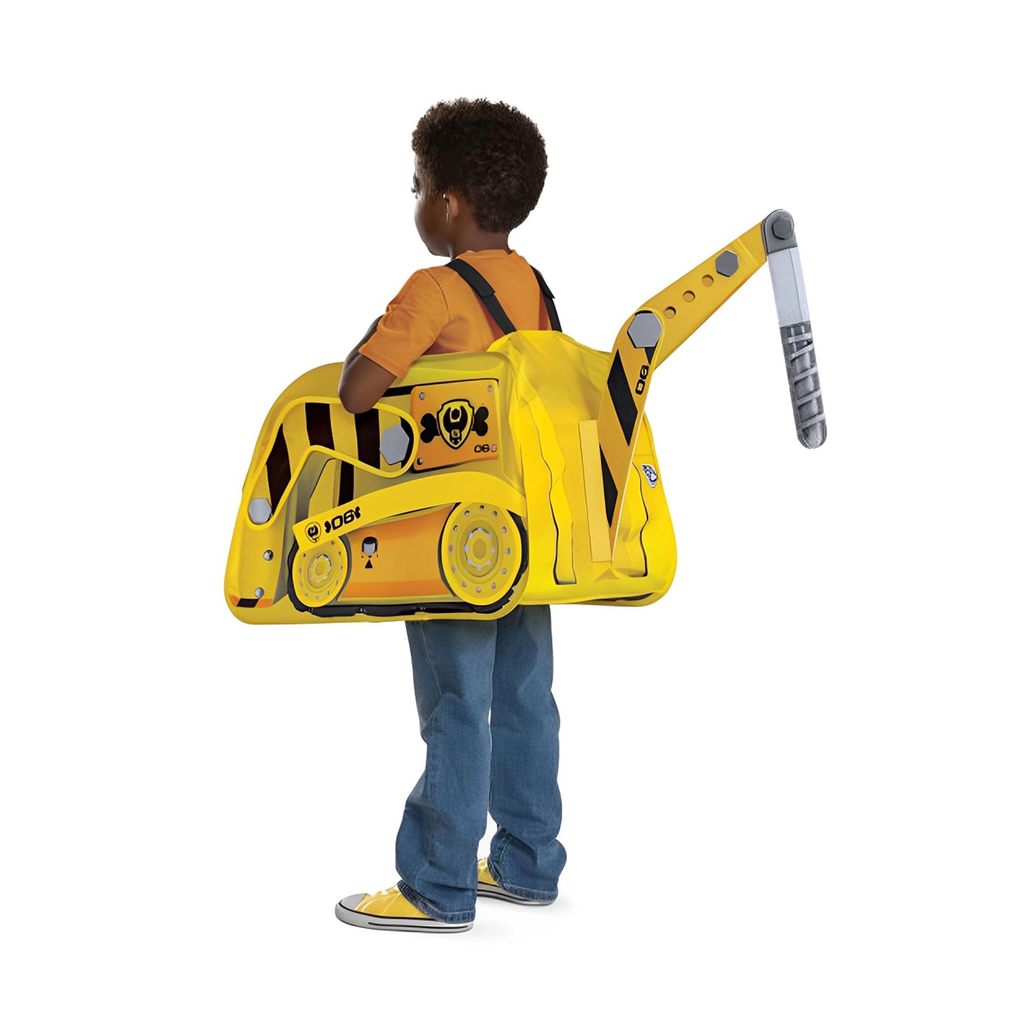 PAW Patrol Rubble Bulldozer Pop Out Child Costume | One Size Up to Size 6