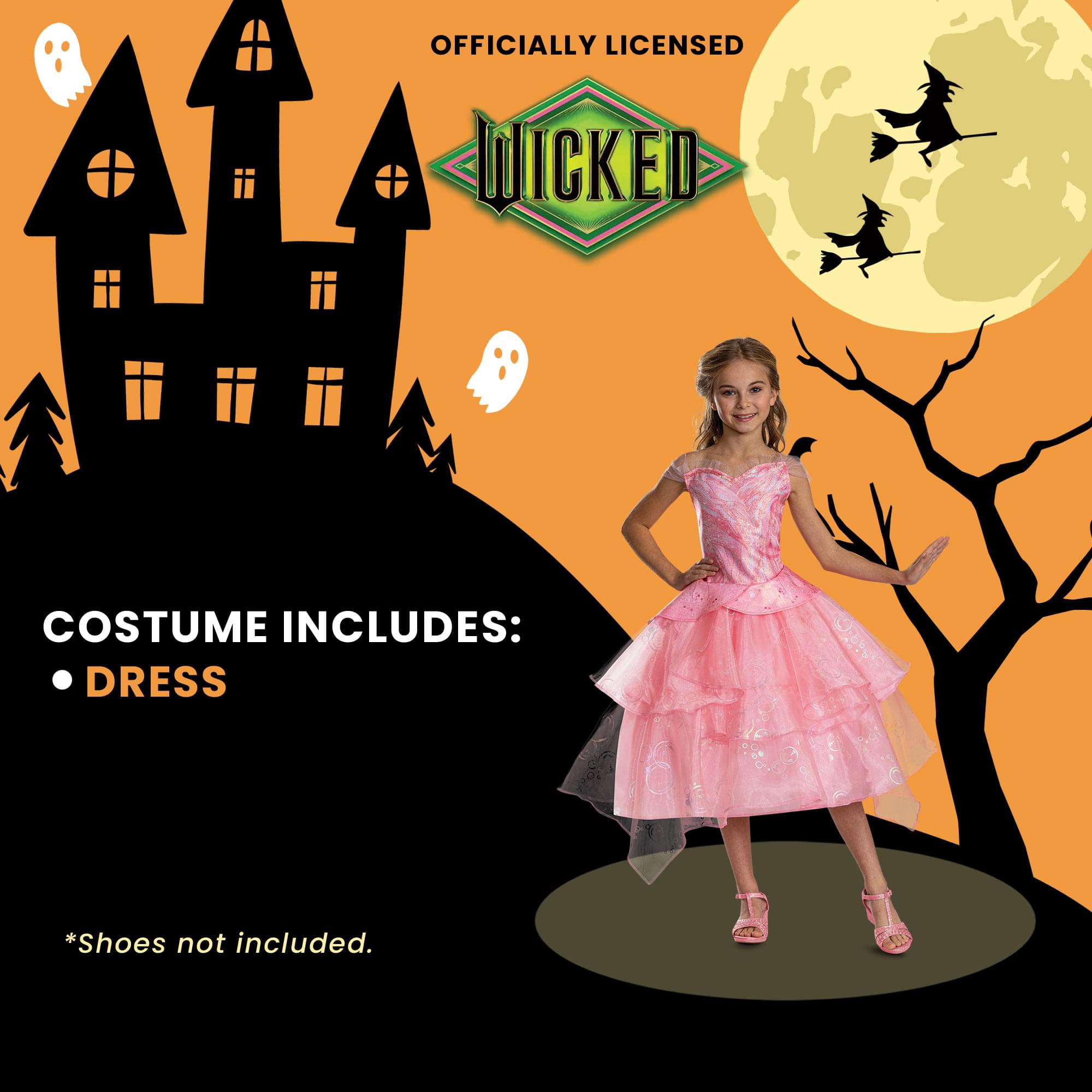 Wicked Glinda Pink Classic Child Costume