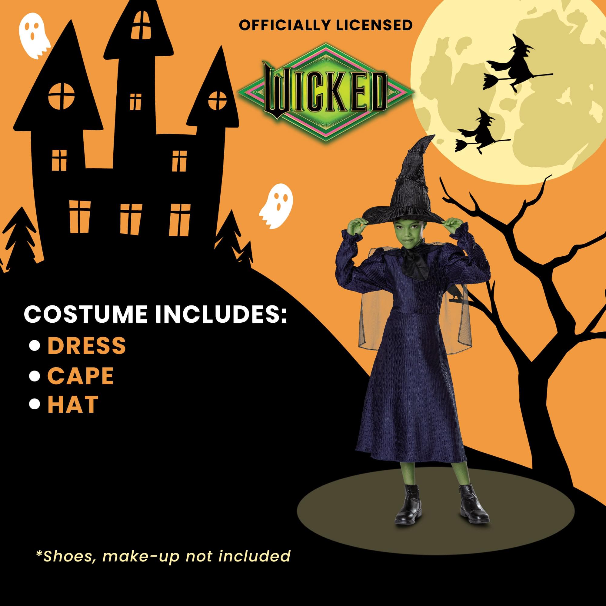 Wicked Elphaba Classic Child Costume