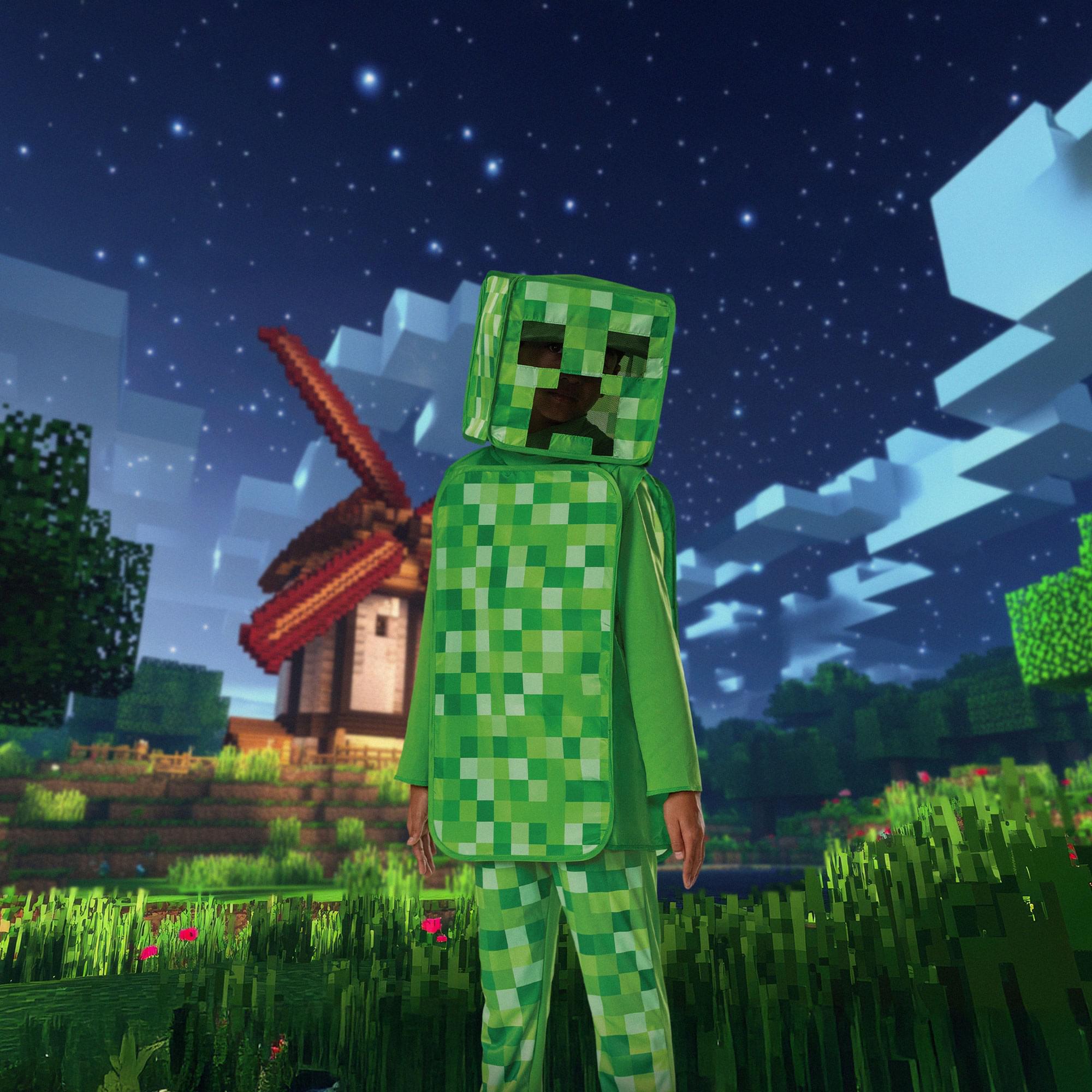 Minecraft Creeper Pop Out Child Costume