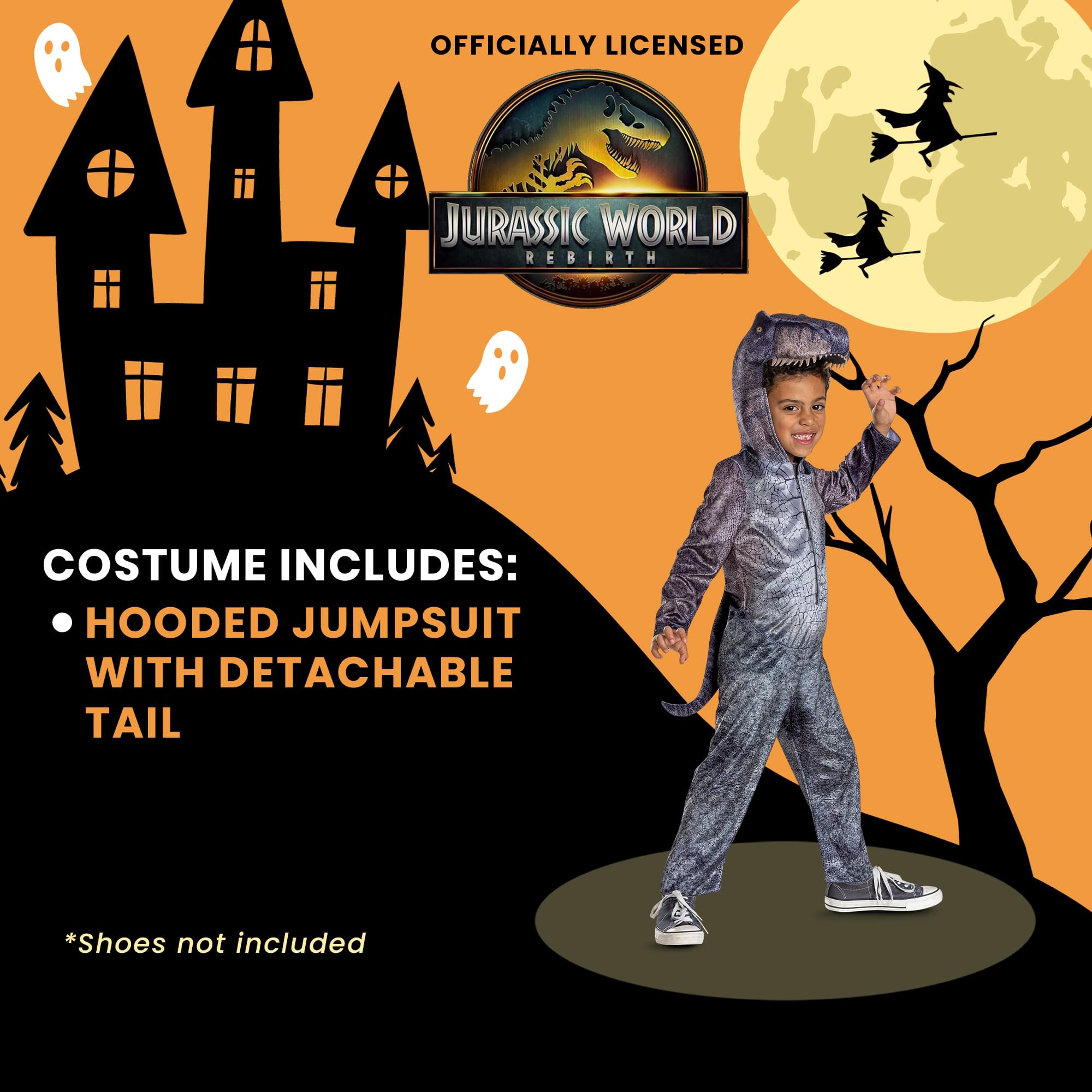Jurassic World Saga T-Rex Classic Child Costume