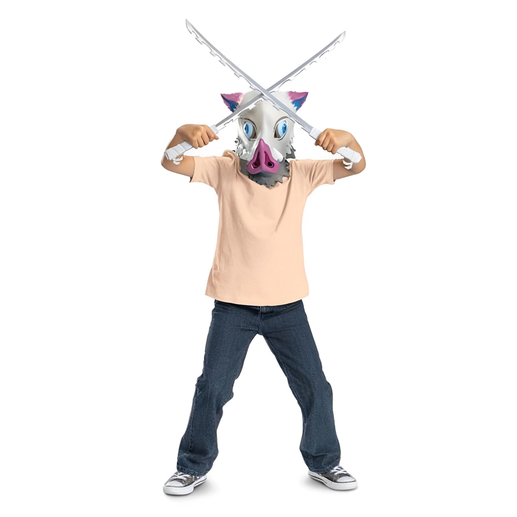 Demon Slayer Inosuke Dual Swords Costume Set