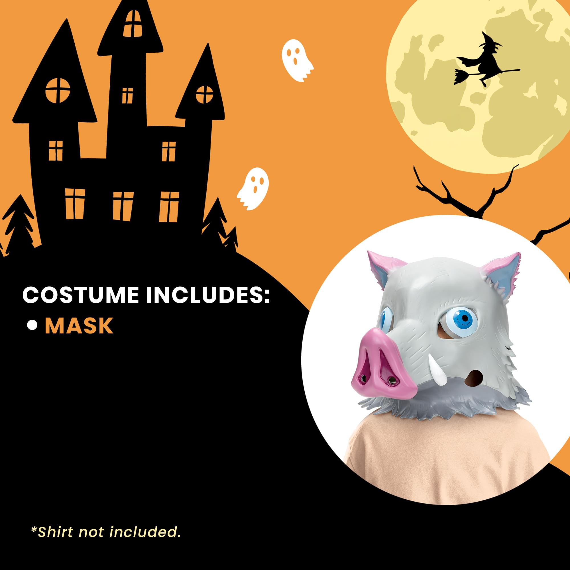 Demon Slayer Inosuke Boar Child Costume Mask