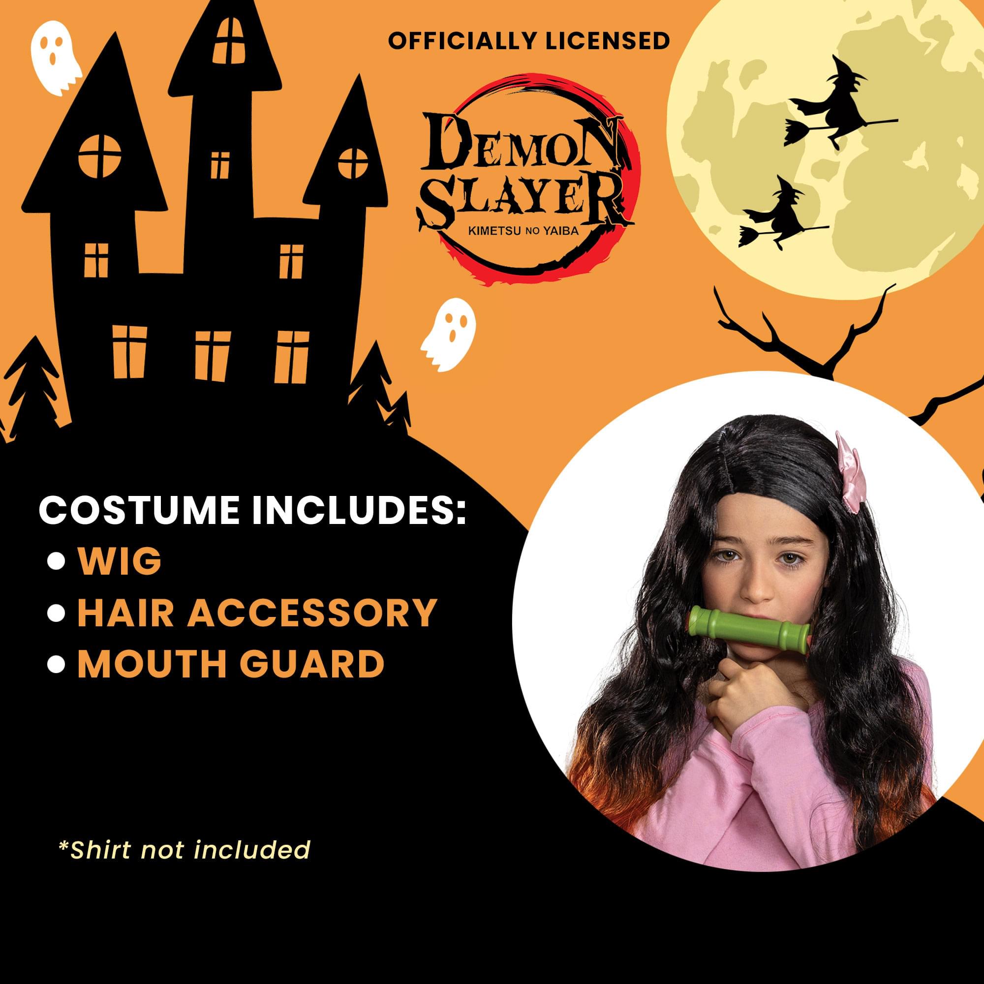 Demon Slayer Nezuko Child Costume Accessory Kit | Pink