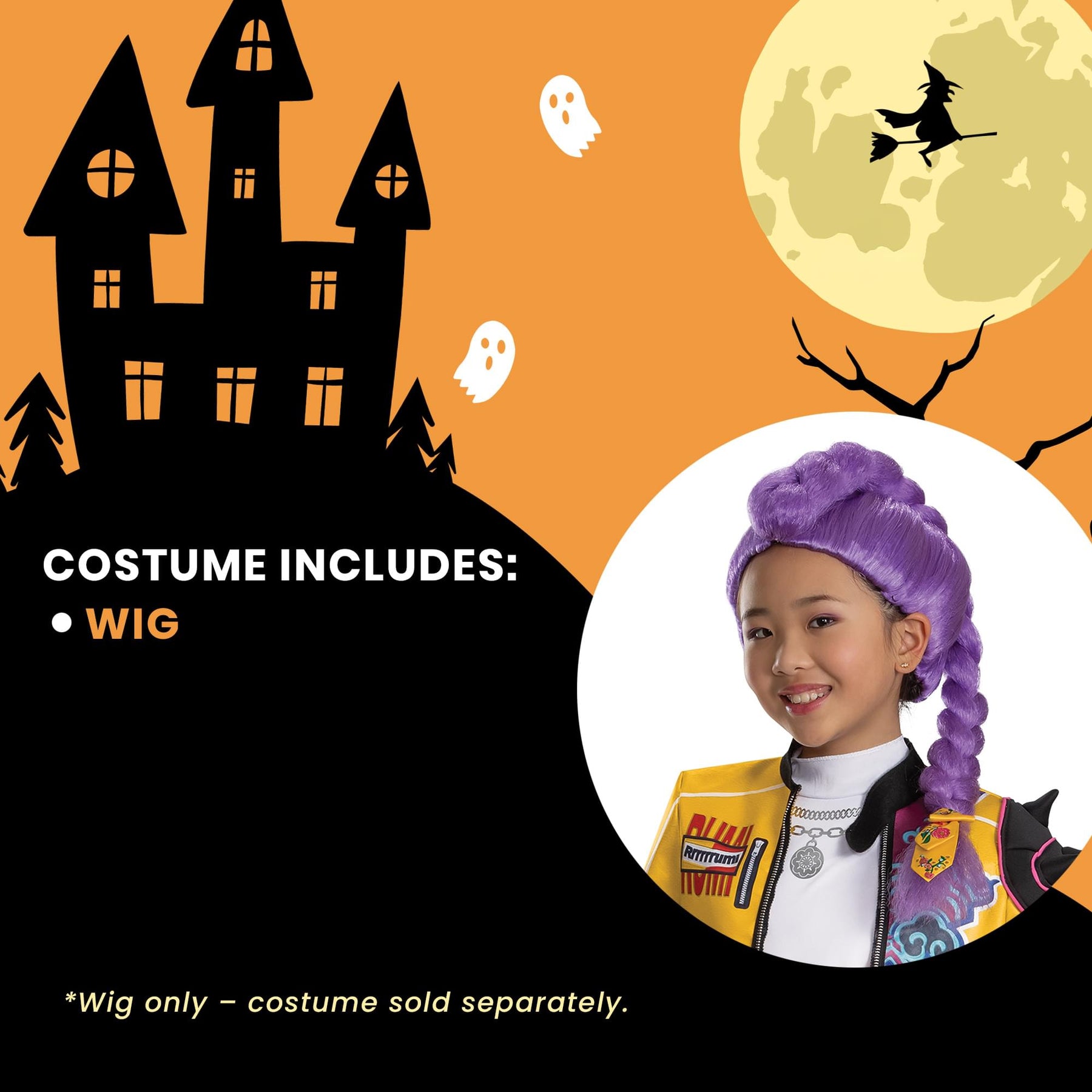 K-Pop Demon Hunters (Netflix) Rumi Child Costume Wig | One Size Fits Most